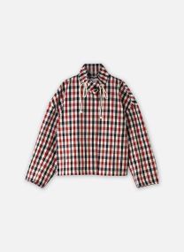 Vestes Check Cotton Short Parka femme multicolore