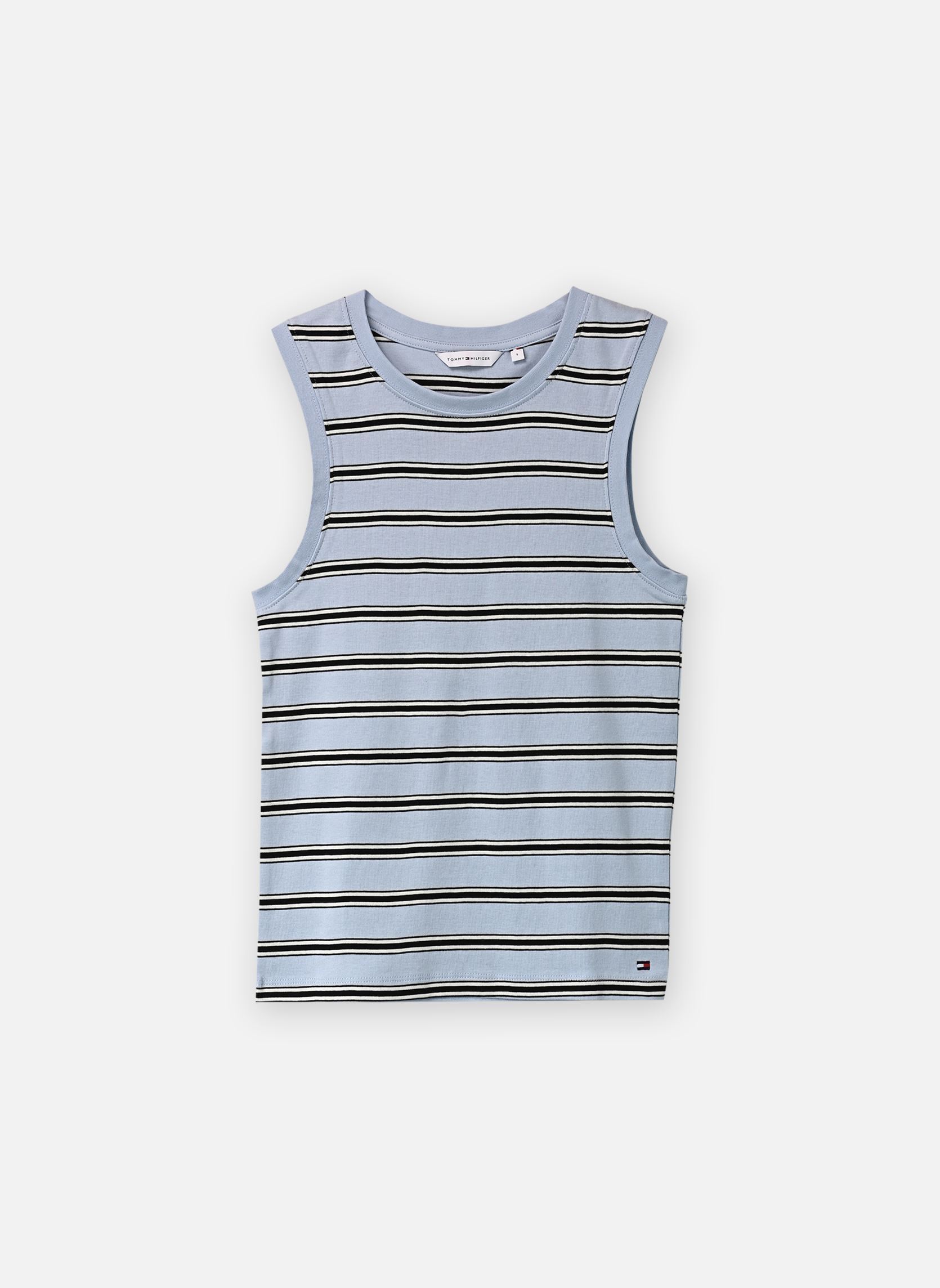 Tanktops Multistripe Tank Top damen blau Tommy Hilfiger Tanktops Multistripe Tank Top damen blau Multi Stp Breezy Blue / Ecru/B