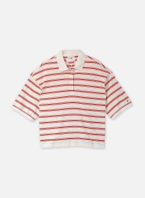 Polos Multistp Oversized Ss Polo femme rouge
