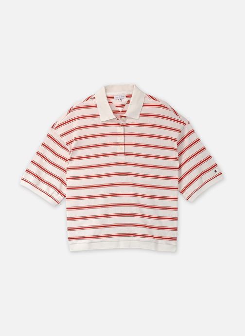 Tommy Hilfiger Poloshirts Multistp Oversized Ss Polo damen rot