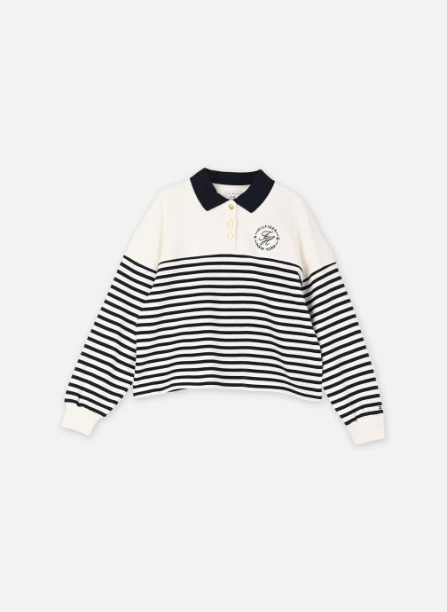 Tommy Hilfiger Sweatshirts Th Roundal Collar Swtsht femme blanc
