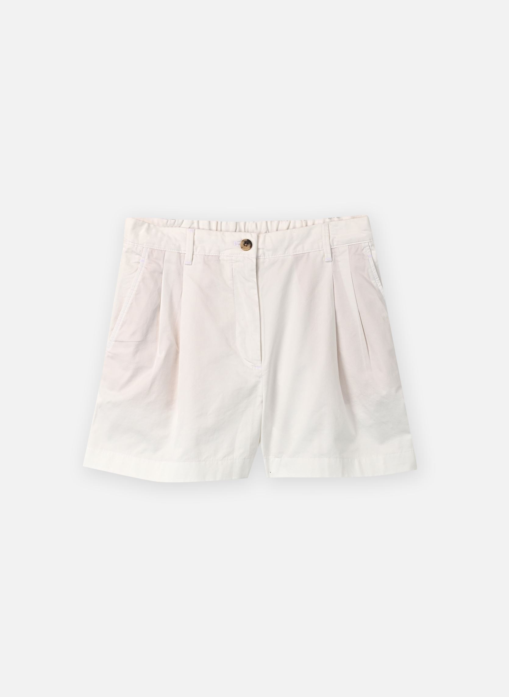 Shorts Cotton Chino Flare Shorts damen weiß Tommy Hilfiger Shorts Cotton Chino Flare Shorts damen weiß Ecru