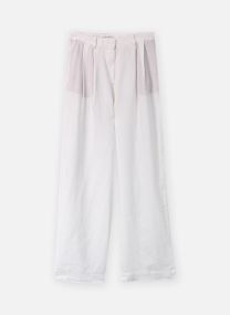 Pantalons larges Ess Linen Tailored Wide Leg femme blanc