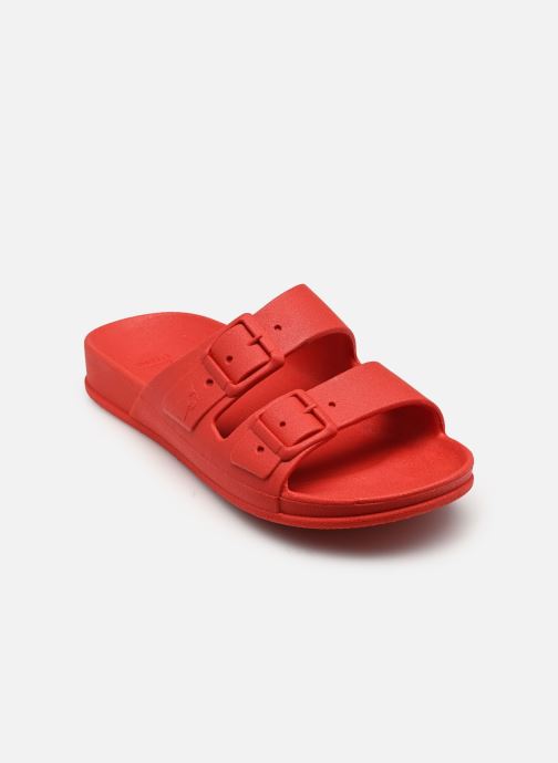 Cacatoès Pantoletten und Clogs Rio De Janeiro K mädchen rot