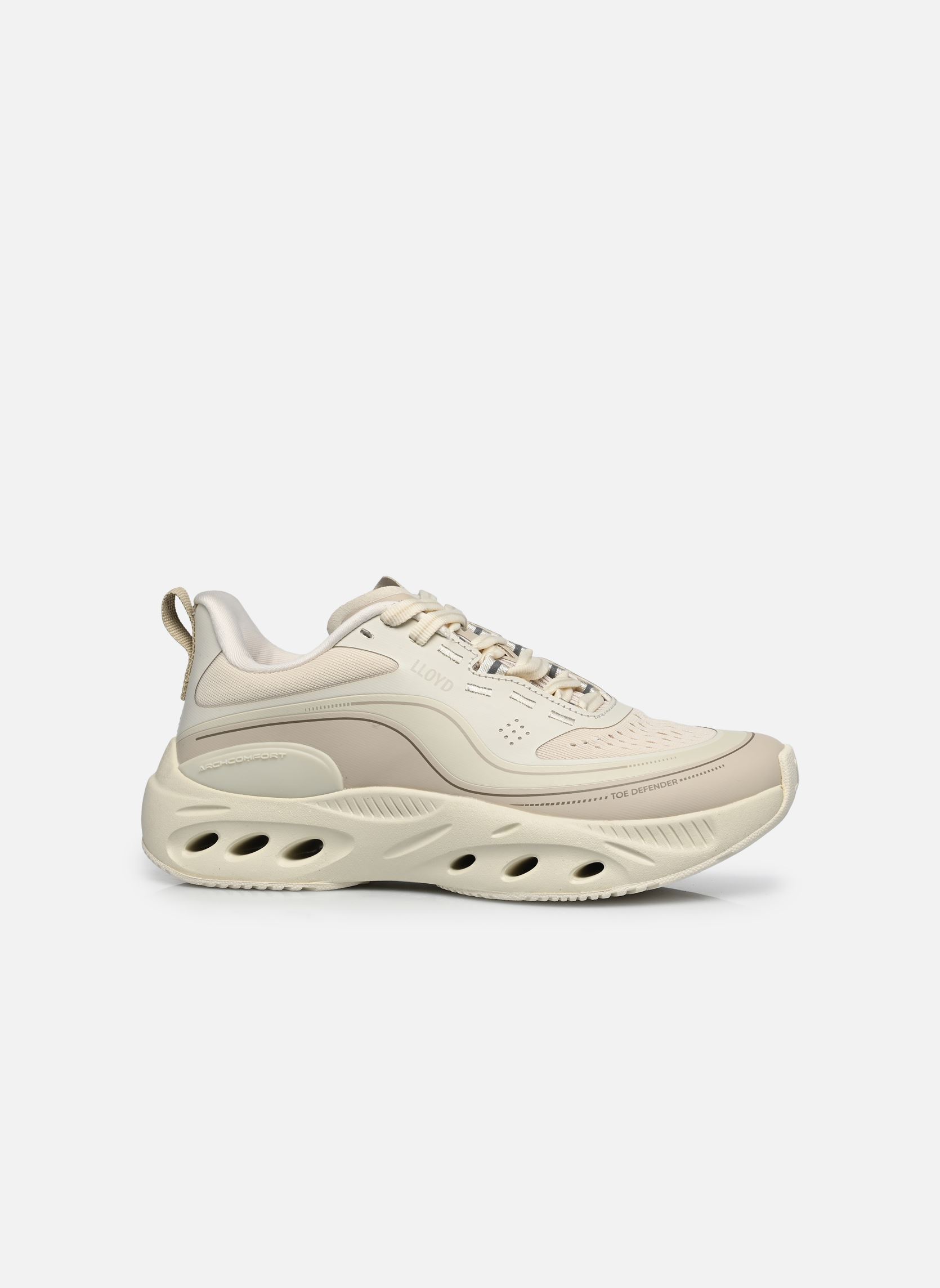 Lage sneakers Cheese W dames wit Lloyd Lage sneakers Cheese W dames wit SILVER/WHITE