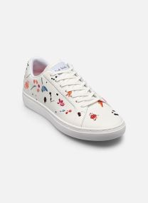 Baskets basses LAPIN PAINT femme blanc