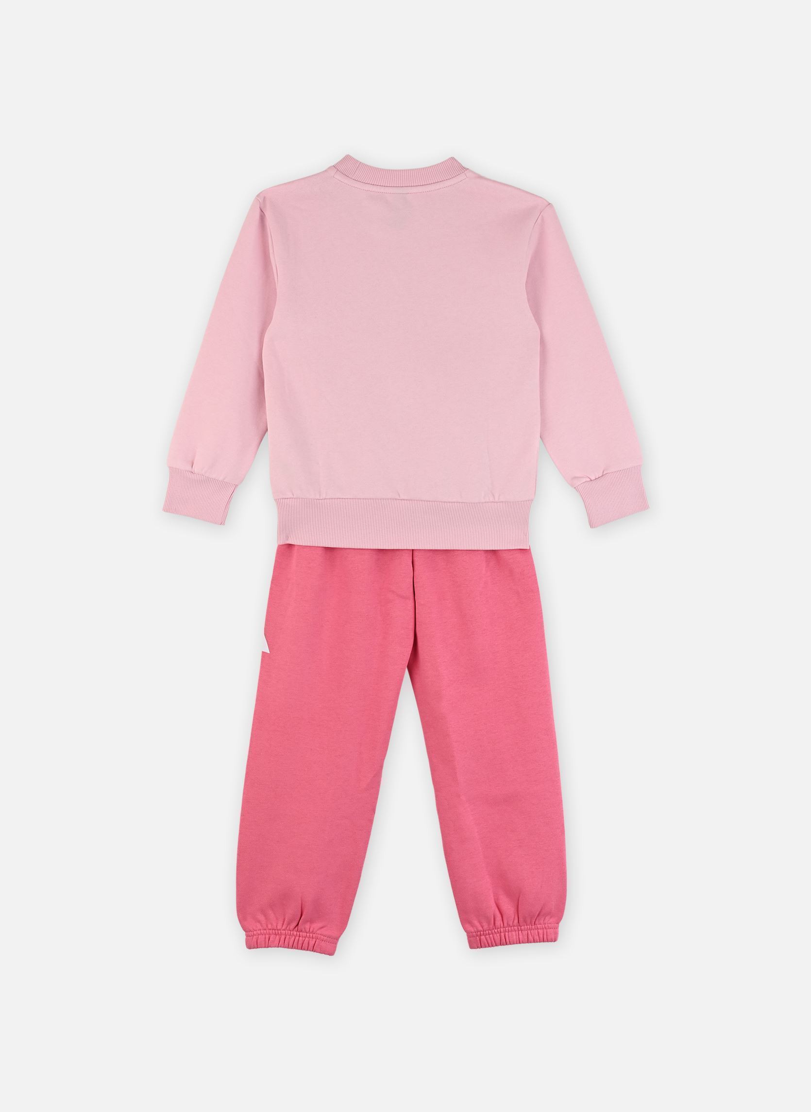 Truien LK BL FL JOG meisjes roze adidas sportswear Truien LK BL FL JOG meisjes roze CLPINK/WHITE