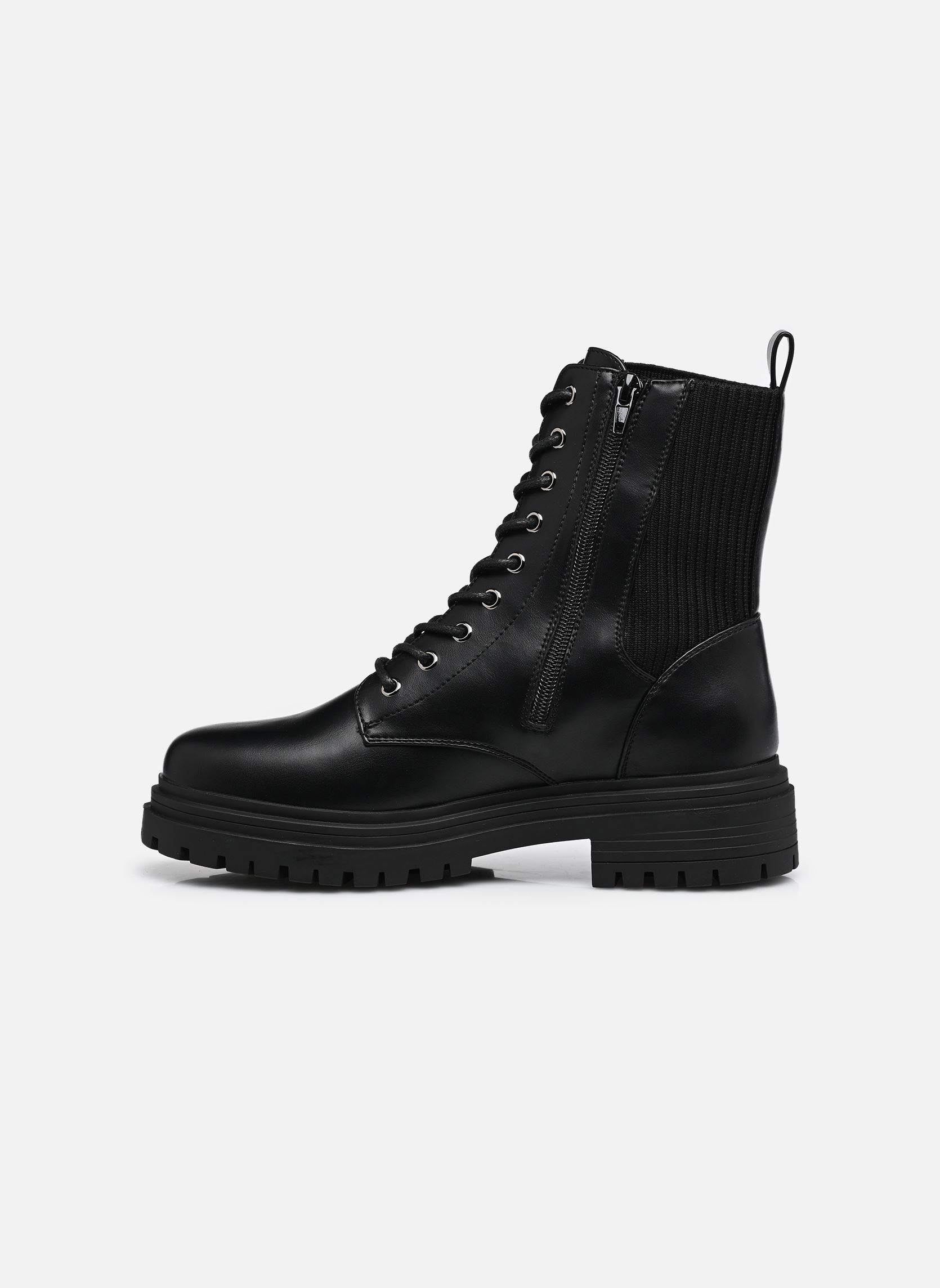 Veterlaarsjes Boots Jierango dames zwart MADE BY Veterlaarsjes Boots Jierango dames zwart NOIR