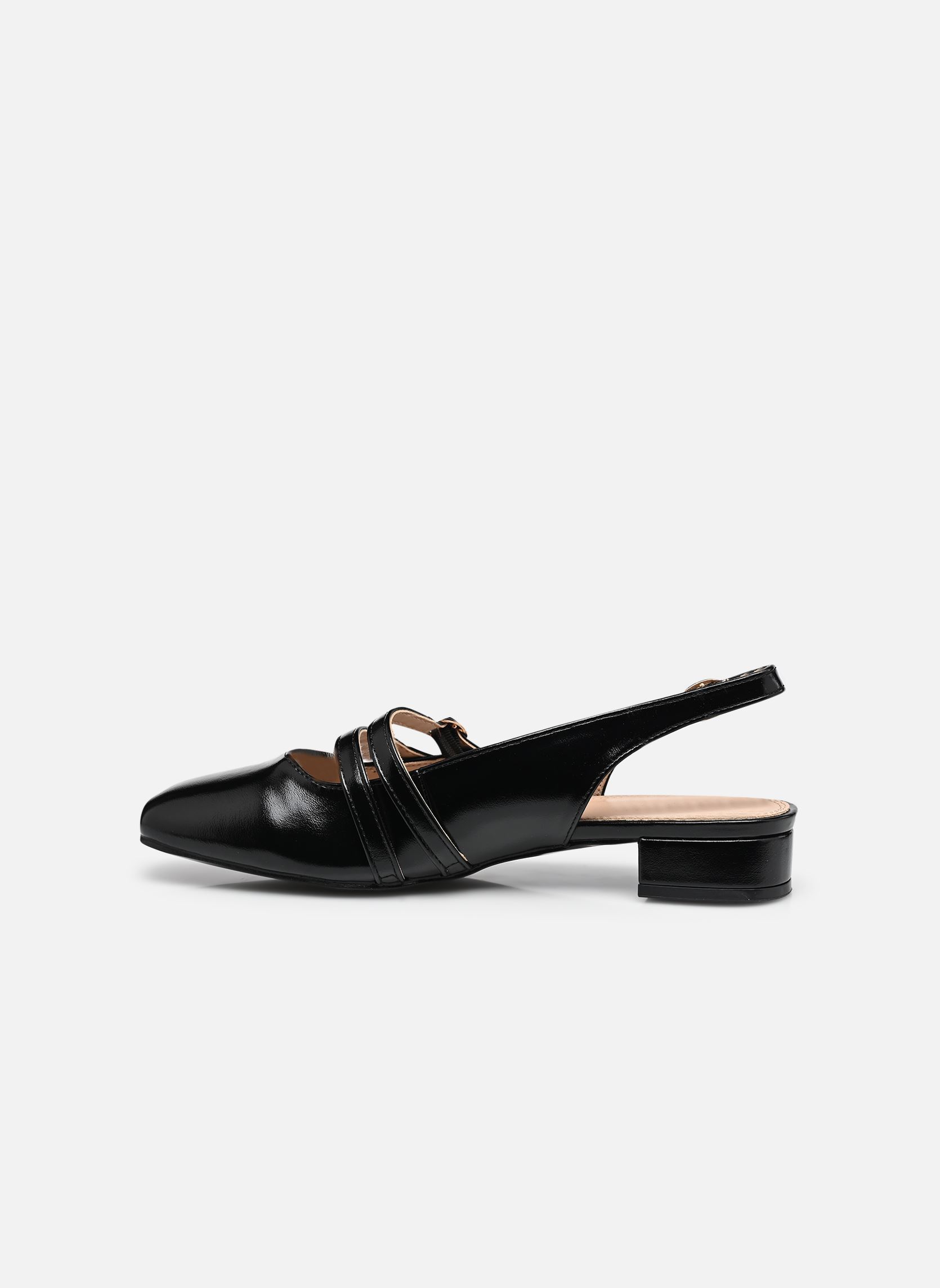 Klassieke ballerina's Slingback Janaf dames zwart MADE BY Klassieke ballerina's Slingback Janaf dames zwart NOIR