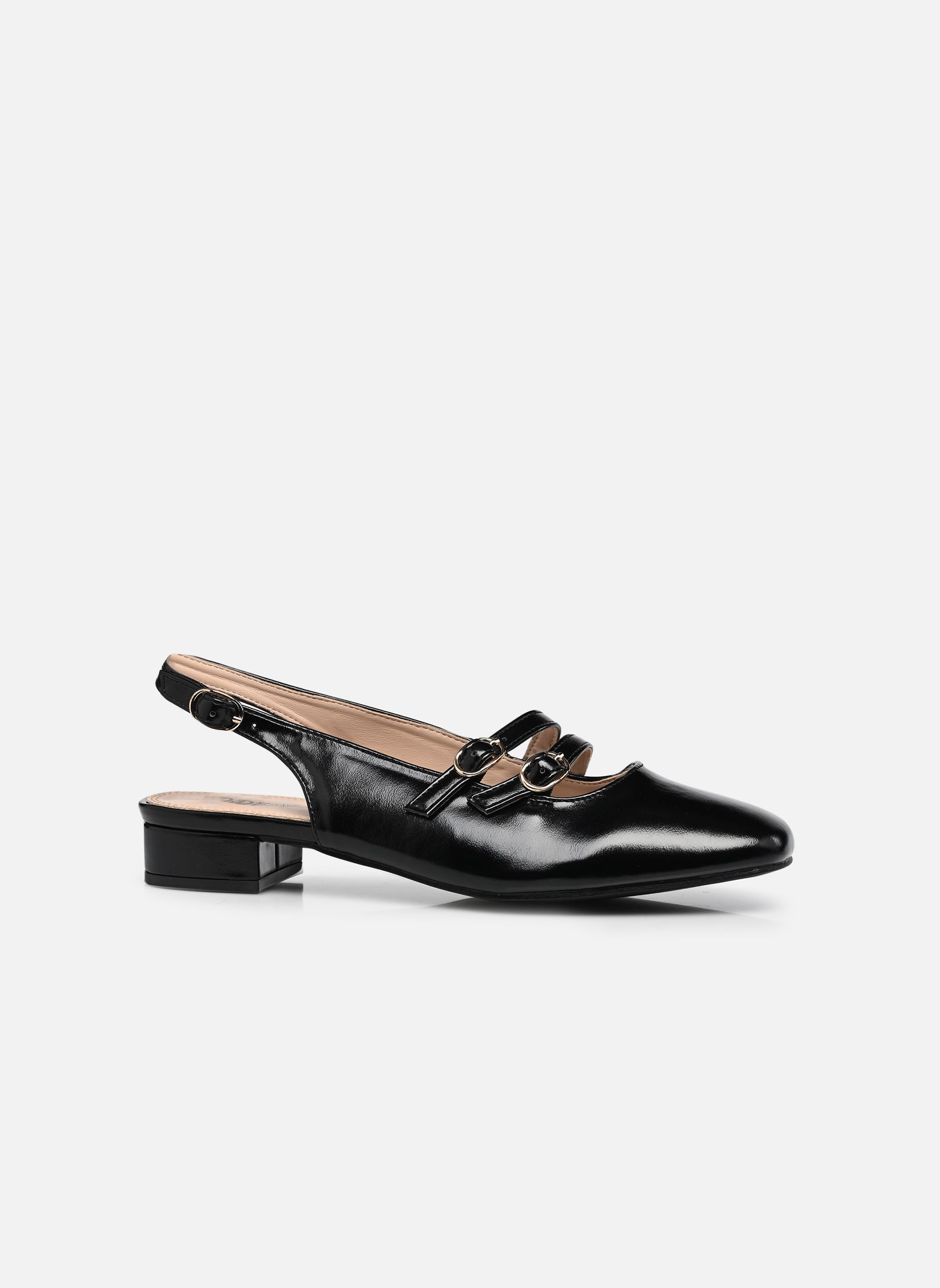 Klassieke ballerina's Slingback Janaf dames zwart MADE BY Klassieke ballerina's Slingback Janaf dames zwart NOIR