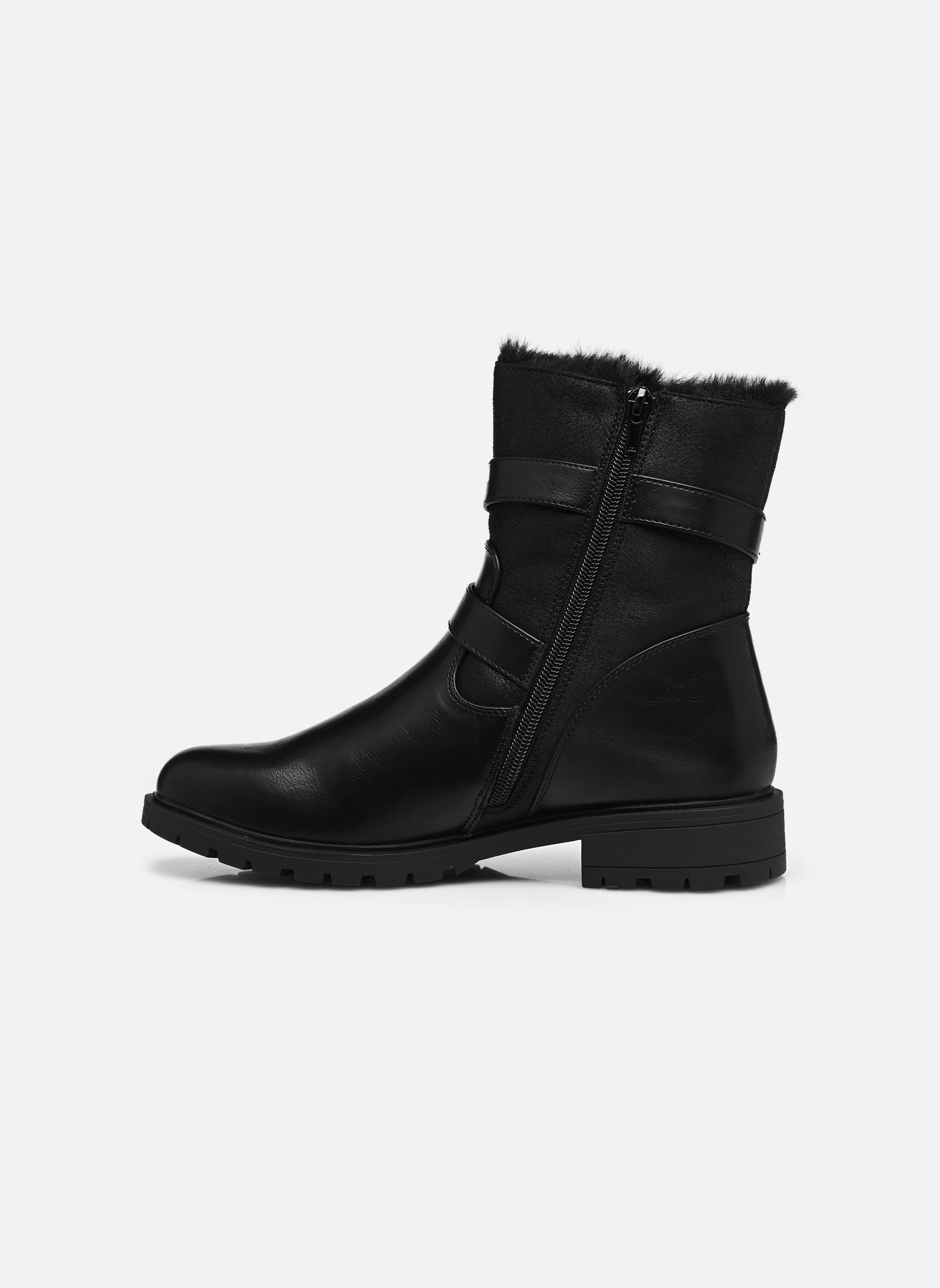 Niedrige Ankle Boots Boots Jibike damen schwarz MADE BY Niedrige Ankle Boots Boots Jibike damen schwarz NOIR