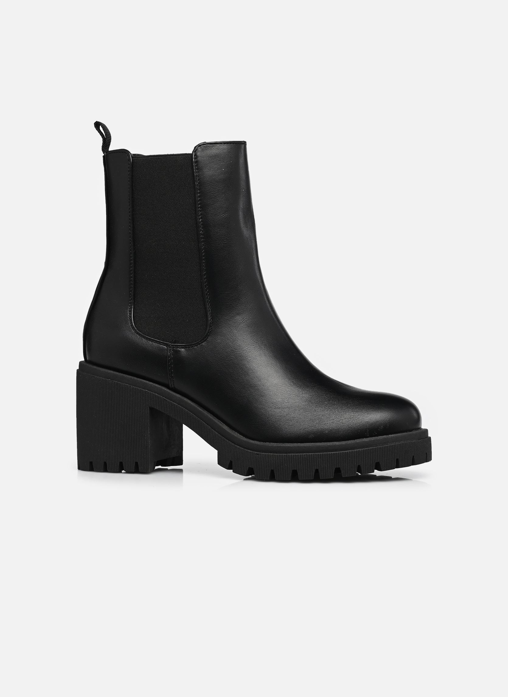 Lage enkellaarsjes Boots Jibelo dames zwart MADE BY Lage enkellaarsjes Boots Jibelo dames zwart NOIR