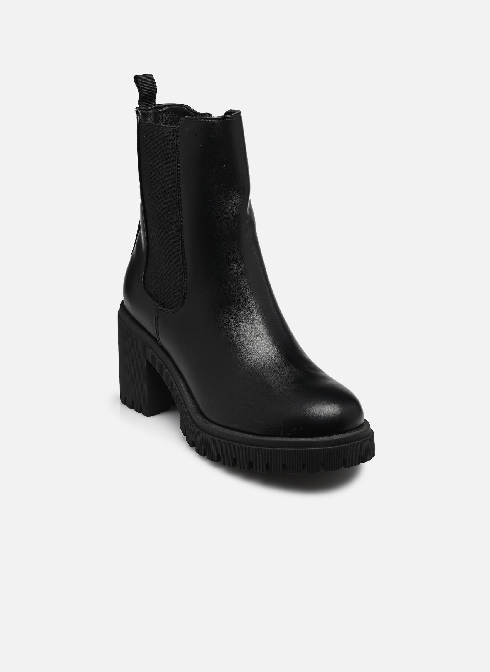 Lage enkellaarsjes Boots Jibelo dames zwart MADE BY Lage enkellaarsjes Boots Jibelo dames zwart NOIR