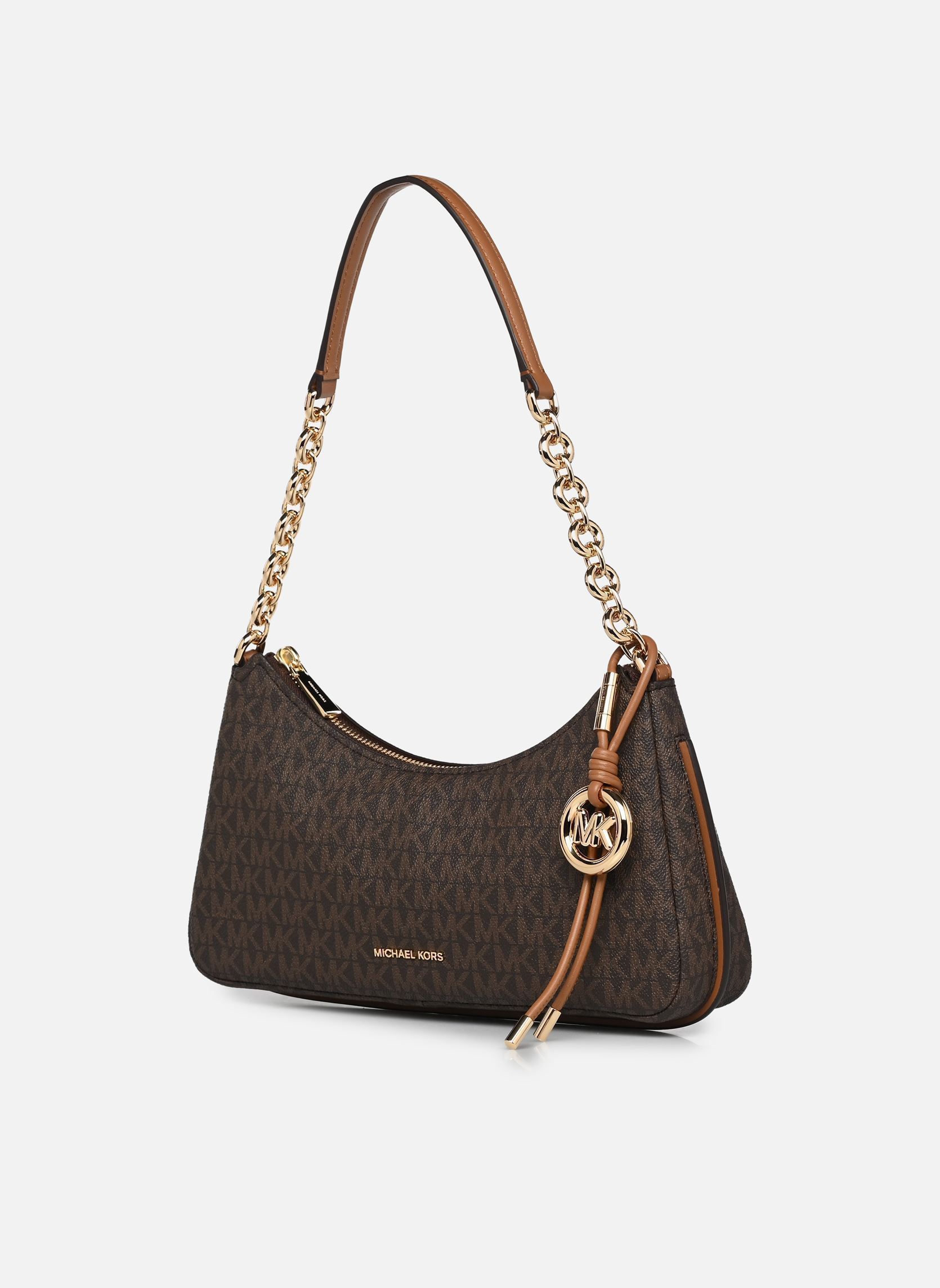 Schoudertassen Nolita Md Chain Pouchette dames bruin Michael Michael Kors Schoudertassen Nolita Md Chain Pouchette dames bruin BRN/ACORN