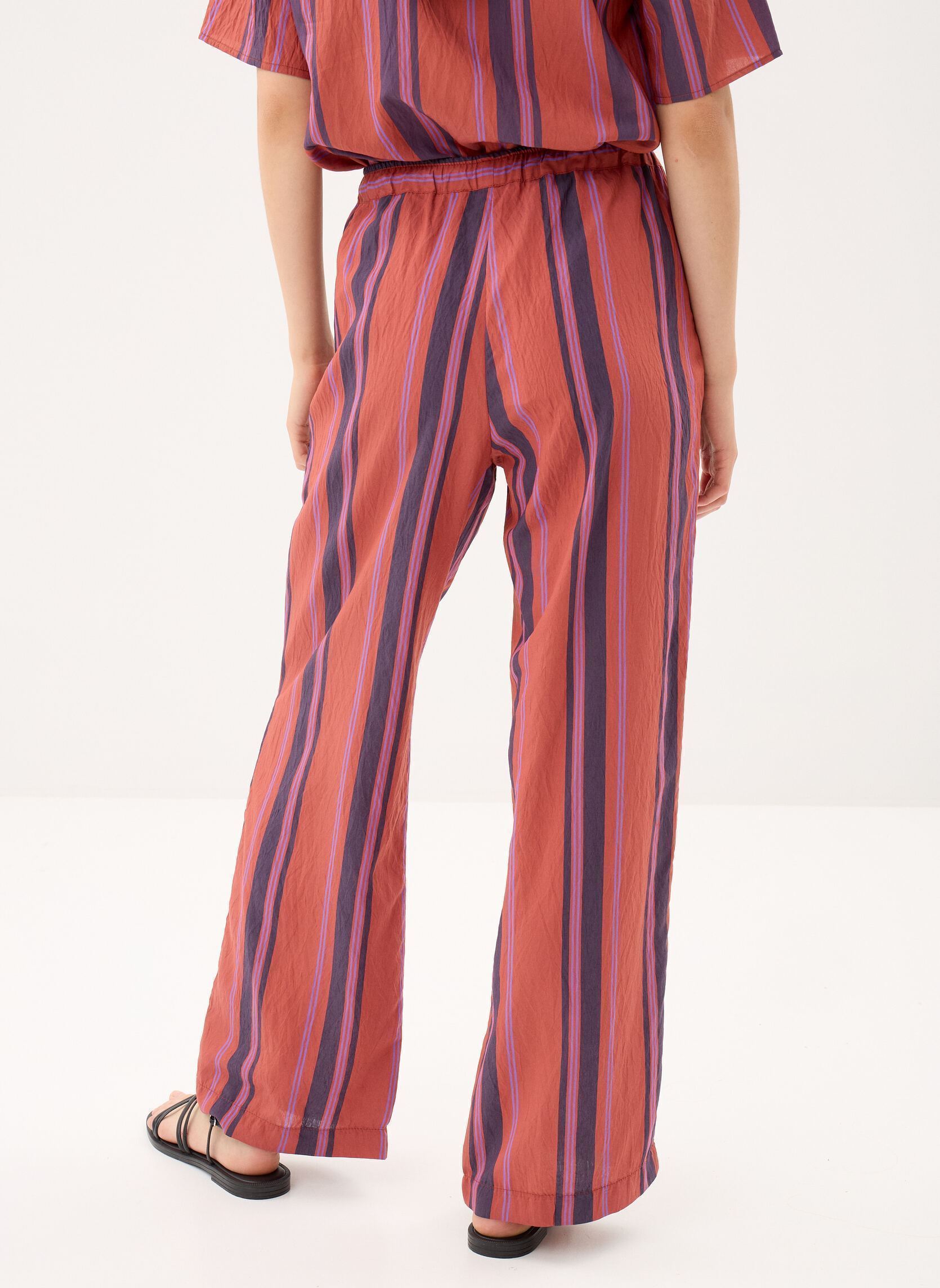 Pantalons larges PANPAOLA femme marron Georgia Rose Pantalons larges PANPAOLA femme marron Brique