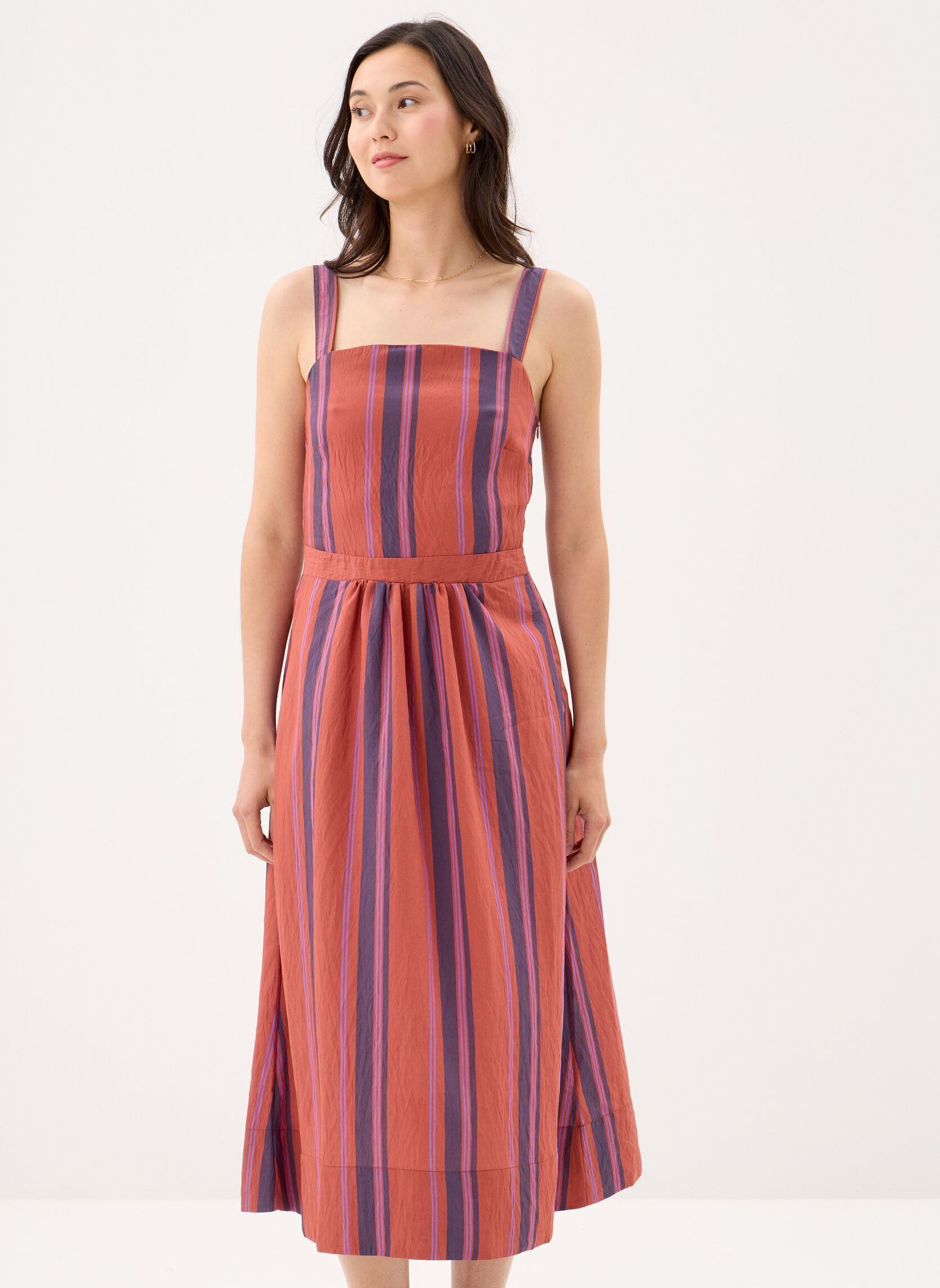 Robes longues RCHICA femme marron Georgia Rose Robes longues RCHICA femme marron Brique
