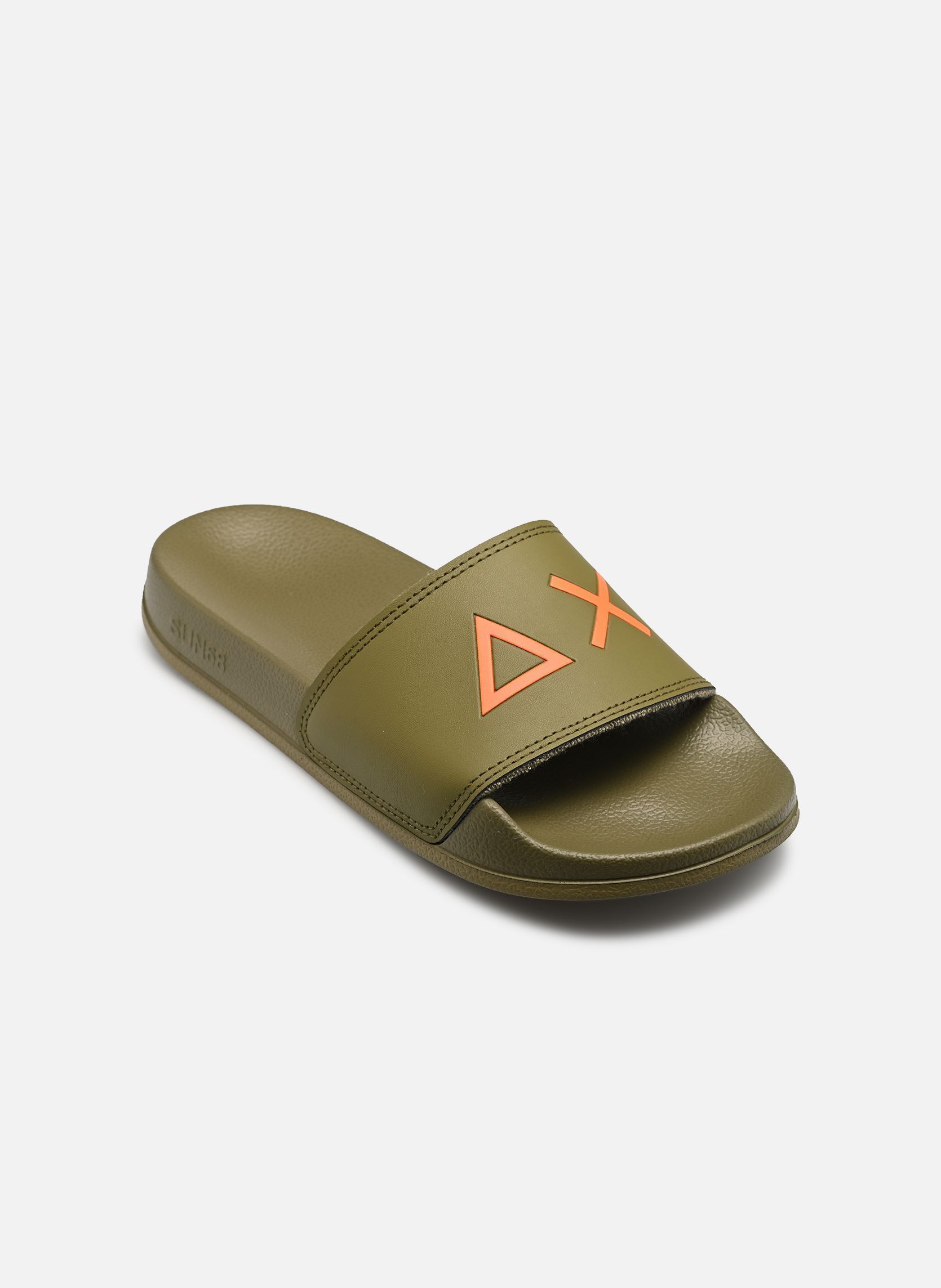 Pantoletten und Clogs Boy’S Slippers Logo T jungen grün SUN68 Pantoletten und Clogs Boy’S Slippers Logo T jungen grün 19 Military Green