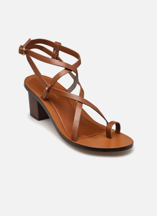 Vanessa Bruno Sandalen Sandale 55MM à Lanières en Cuir dames bruin