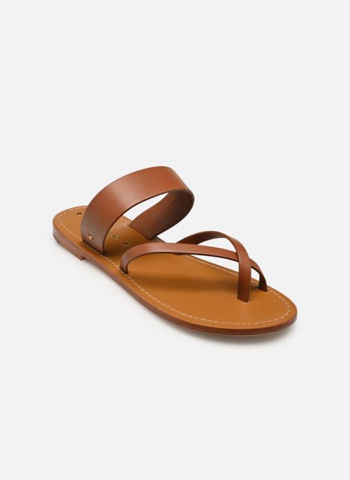 Vanessa Bruno Muilen Mule Plate en Cuir dames bruin