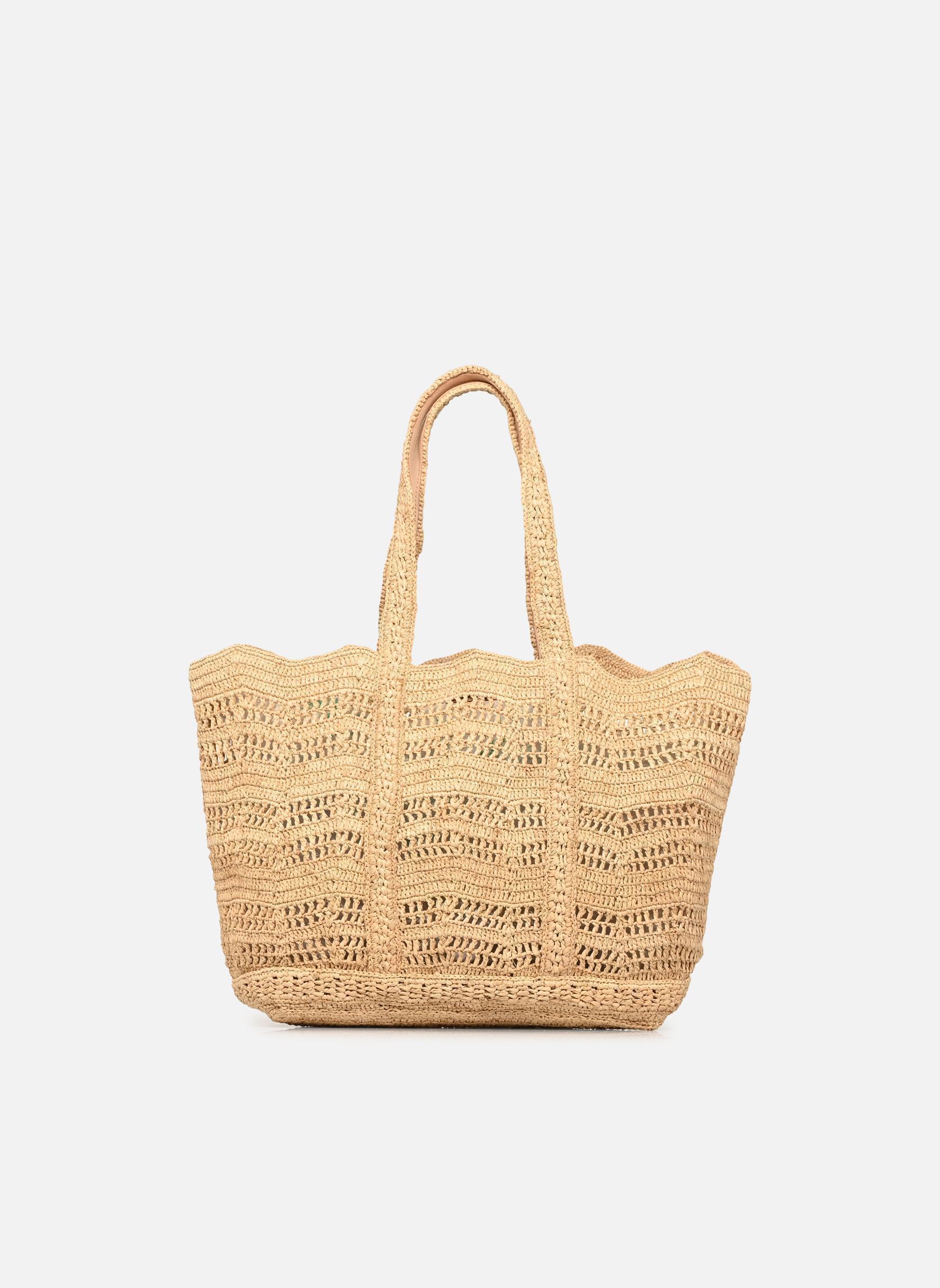 Cabas Cabas L Raphia Ajouré femme beige Vanessa Bruno Cabas Cabas L Raphia Ajouré femme beige NATUREL