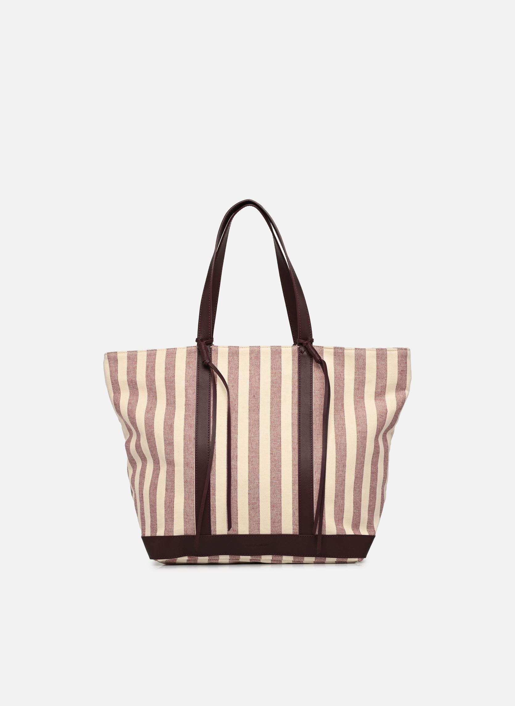 Shopper CABAS L Coton à Rayures damen bordeaux Vanessa Bruno Shopper CABAS L Coton à Rayures damen bordeaux BORDEAUX