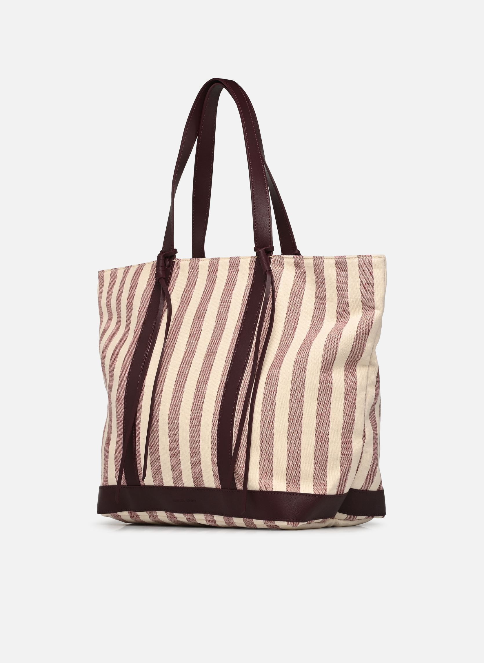 Shopper CABAS L Coton à Rayures damen bordeaux Vanessa Bruno Shopper CABAS L Coton à Rayures damen bordeaux BORDEAUX