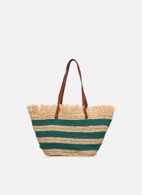 Manden Panier Raphia à Rayures dames oranje