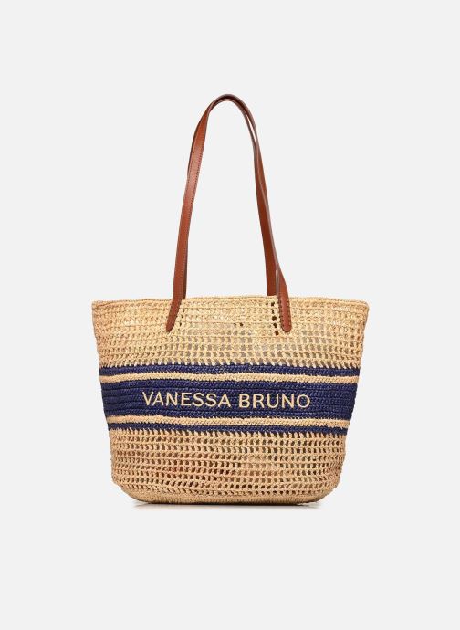 Vanessa Bruno Körbe Panier Raphia Porté Épaule Logo damen blau