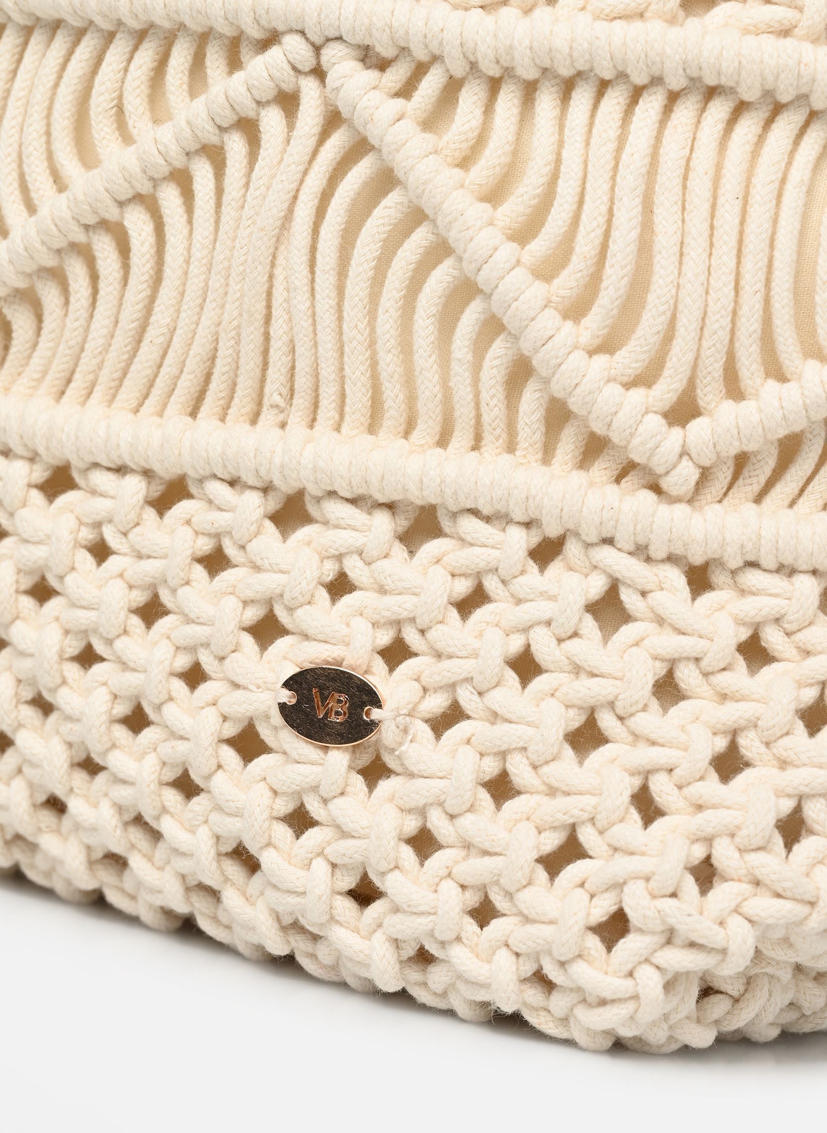 Shopper Panier Coton en Macramé damen beige Vanessa Bruno Shopper Panier Coton en Macramé damen beige BEIGE