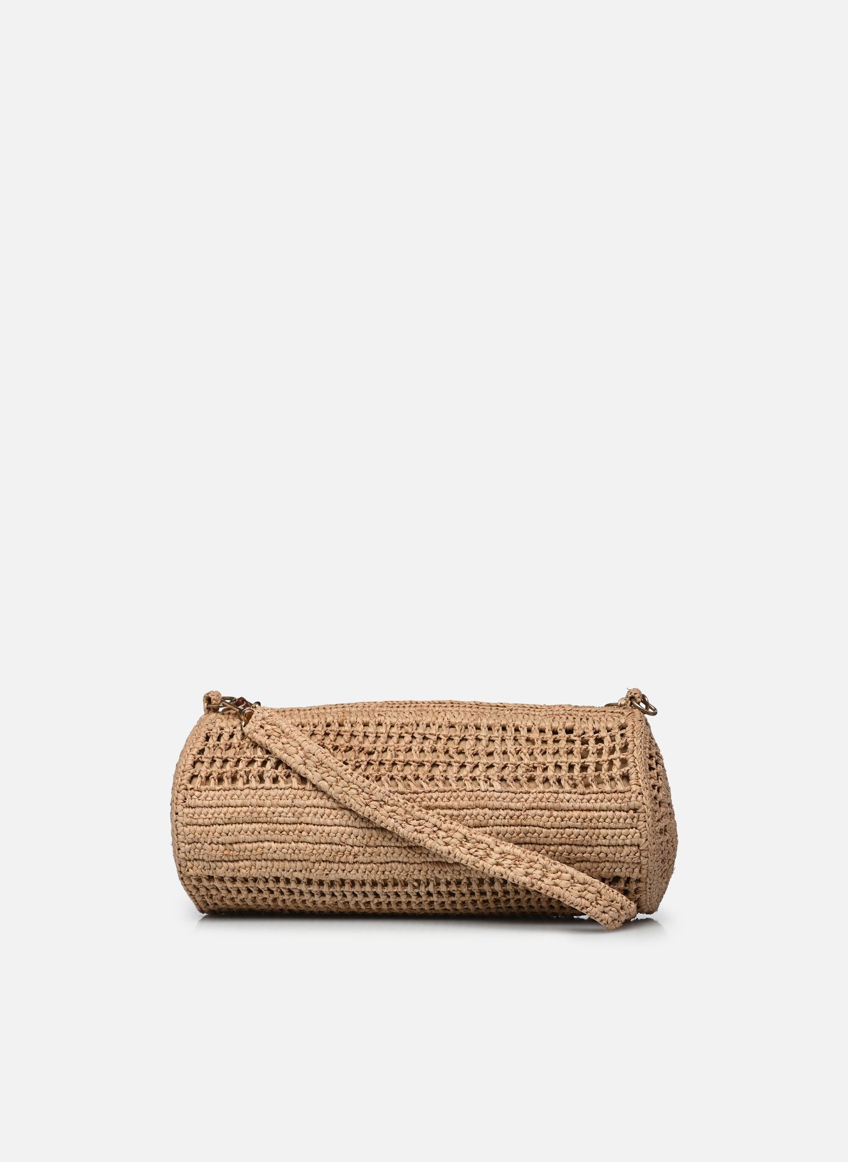 Clutches Sac Bowling Raphia Porté Épaule dames zwart Vanessa Bruno Clutches Sac Bowling Raphia Porté Épaule dames zwart SABLE/NOIR