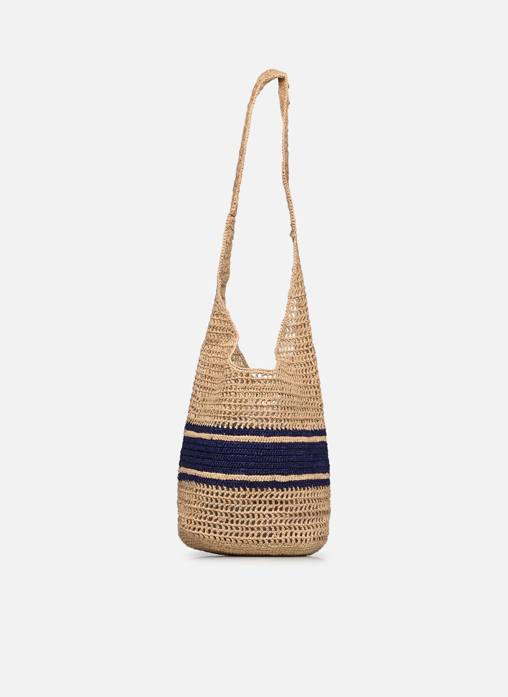 Shopper Sac Hobo Raphia Logo damen blau Vanessa Bruno Shopper Sac Hobo Raphia Logo damen blau MARINE