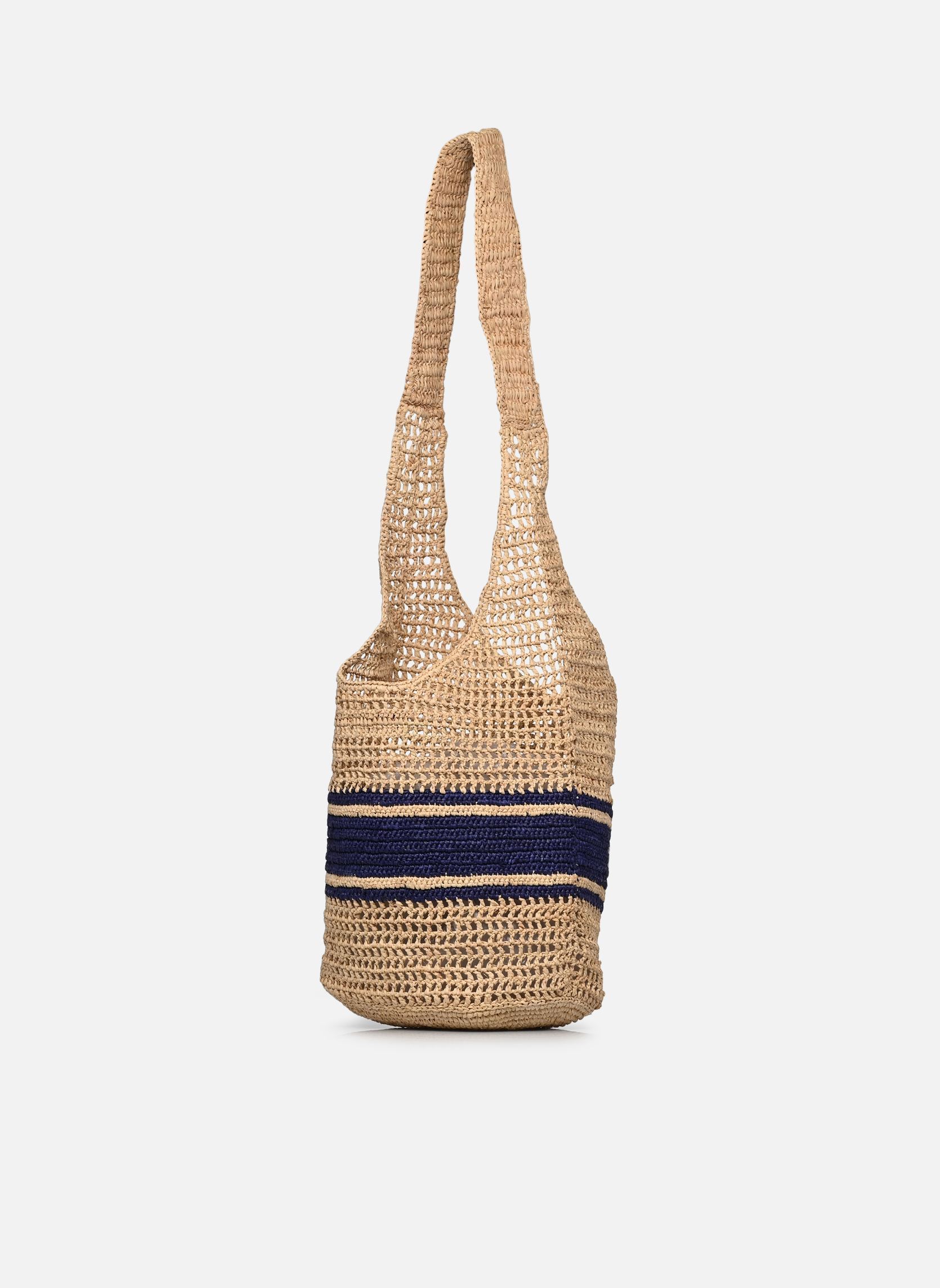Shopper Sac Hobo Raphia Logo damen blau Vanessa Bruno Shopper Sac Hobo Raphia Logo damen blau MARINE