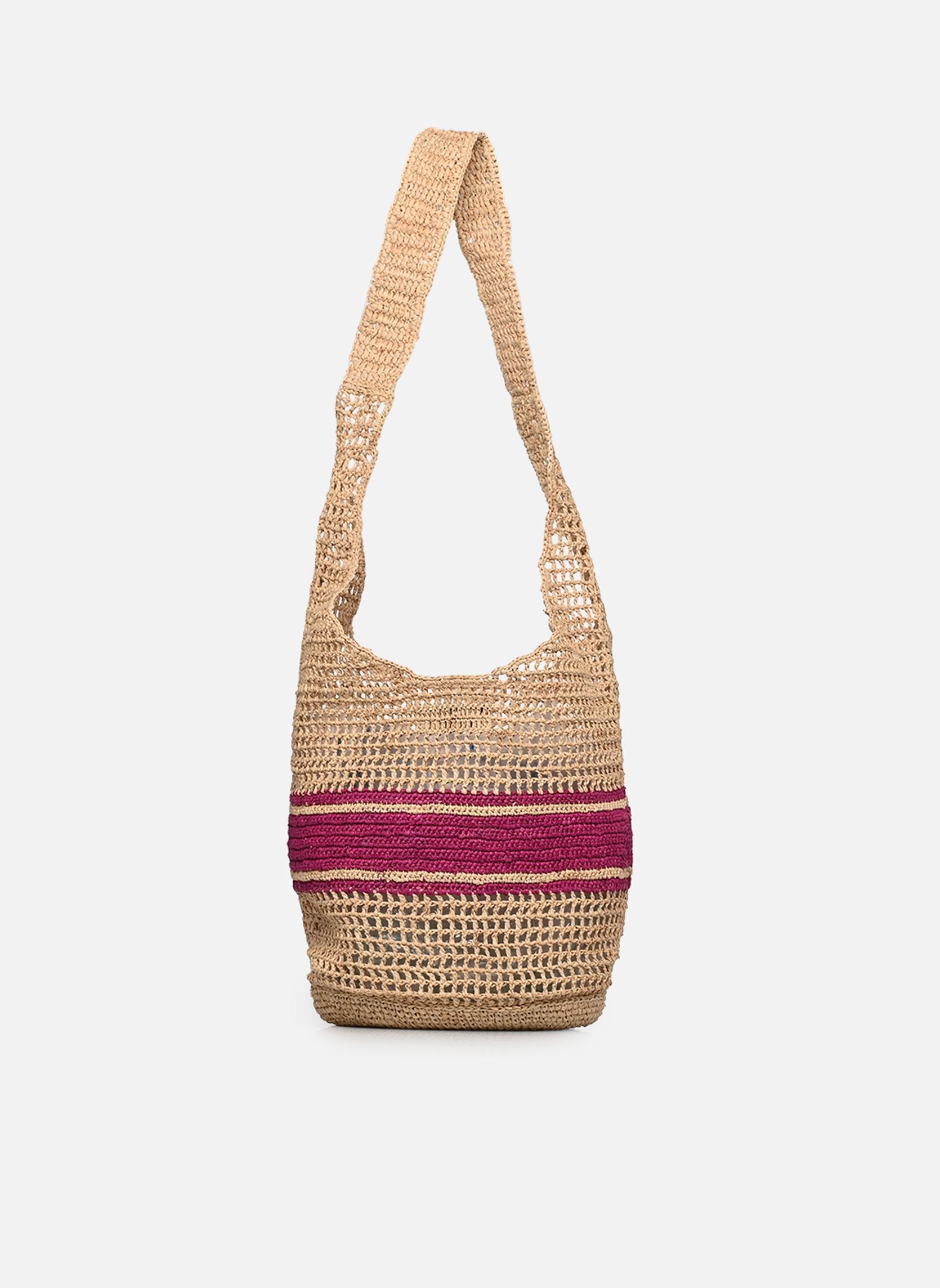 Shopper Sac Hobo Raphia Logo damen rosa Vanessa Bruno Shopper Sac Hobo Raphia Logo damen rosa FUSHIA