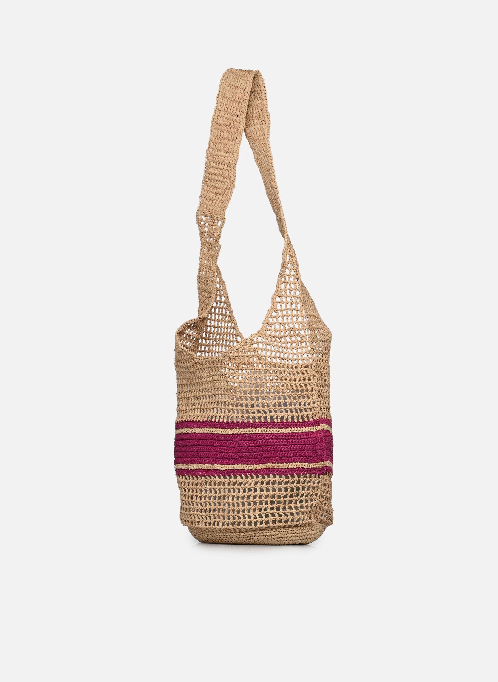 Shopper Sac Hobo Raphia Logo damen rosa Vanessa Bruno Shopper Sac Hobo Raphia Logo damen rosa FUSHIA