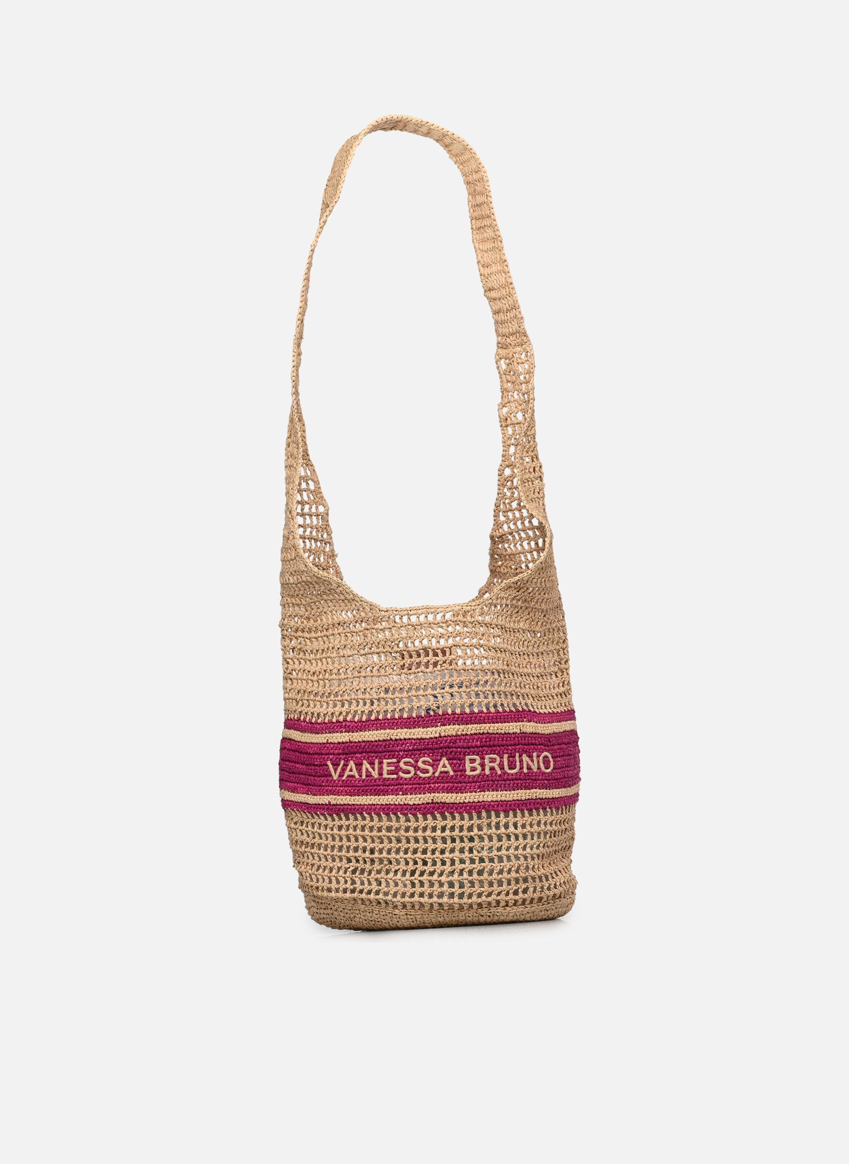 Shopper Sac Hobo Raphia Logo damen rosa Vanessa Bruno Shopper Sac Hobo Raphia Logo damen rosa FUSHIA