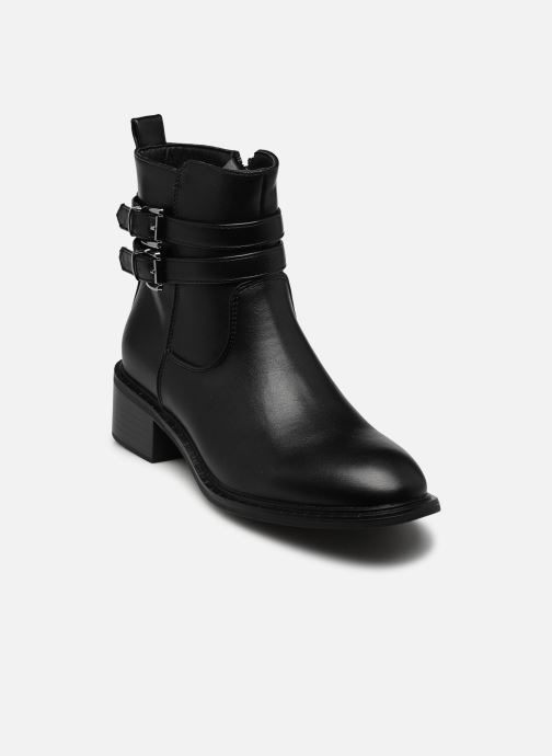 MADE BY Bottines basses Boots THBUCK femme noir
