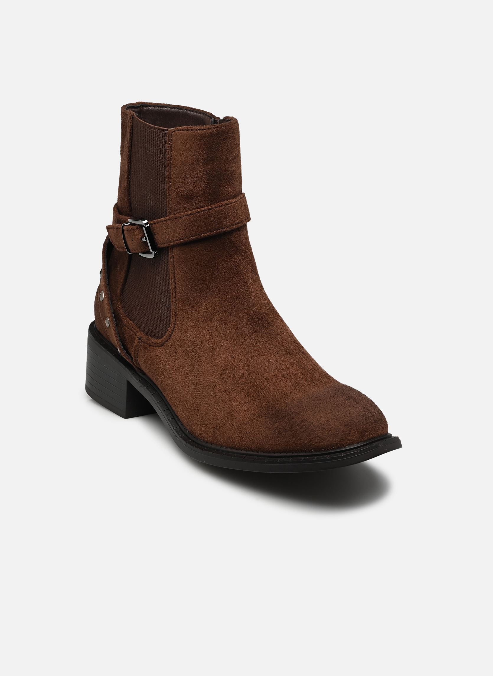 Bottines basses Boots THSTUD femme marron MADE BY Bottines basses Boots THSTUD femme marron DARK BROWN TXT