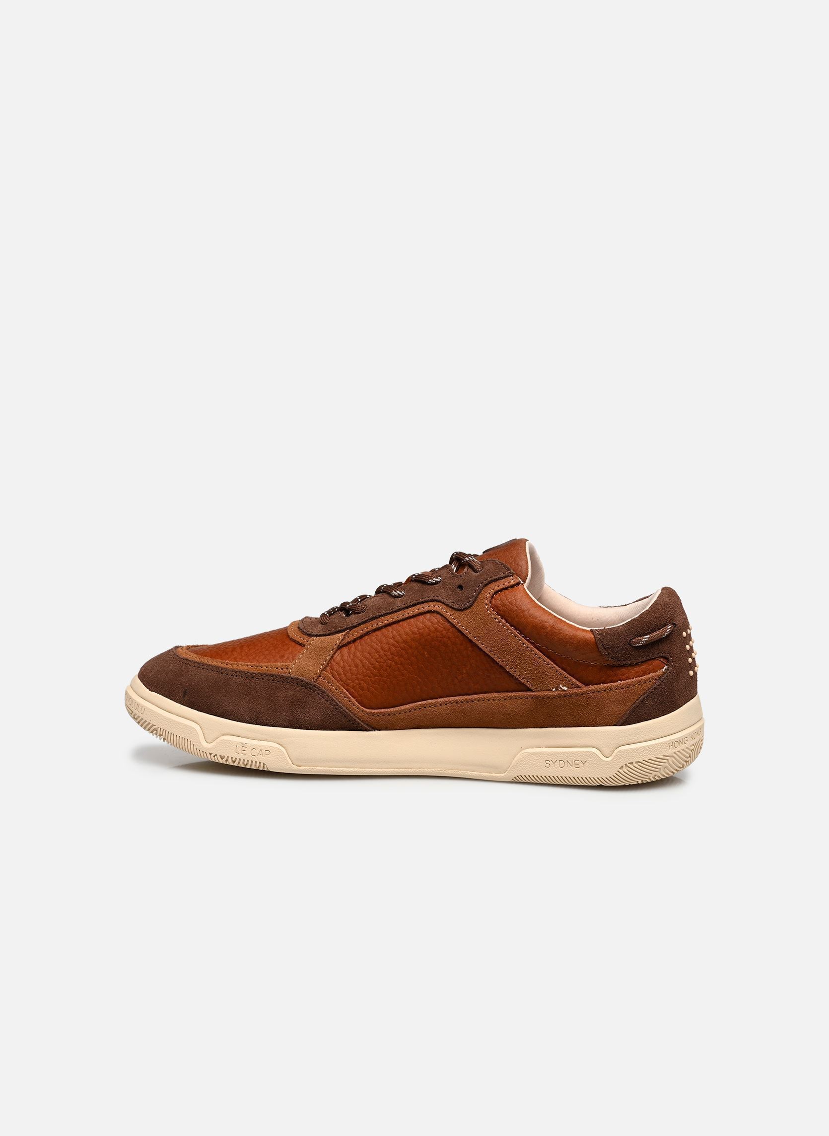 Niedrige Sneaker GUYLHEM herren braun TBS Niedrige Sneaker GUYLHEM herren braun CAMAIEU MARRON