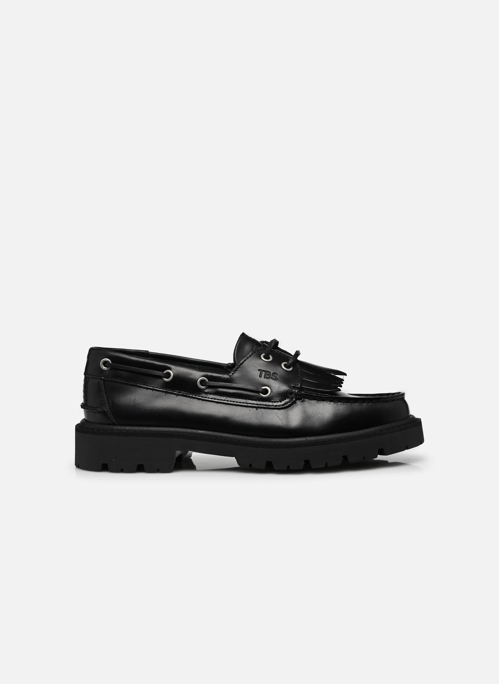 Chaussures bateaux LAZARIE femme noir TBS Chaussures bateaux LAZARIE femme noir NOIR