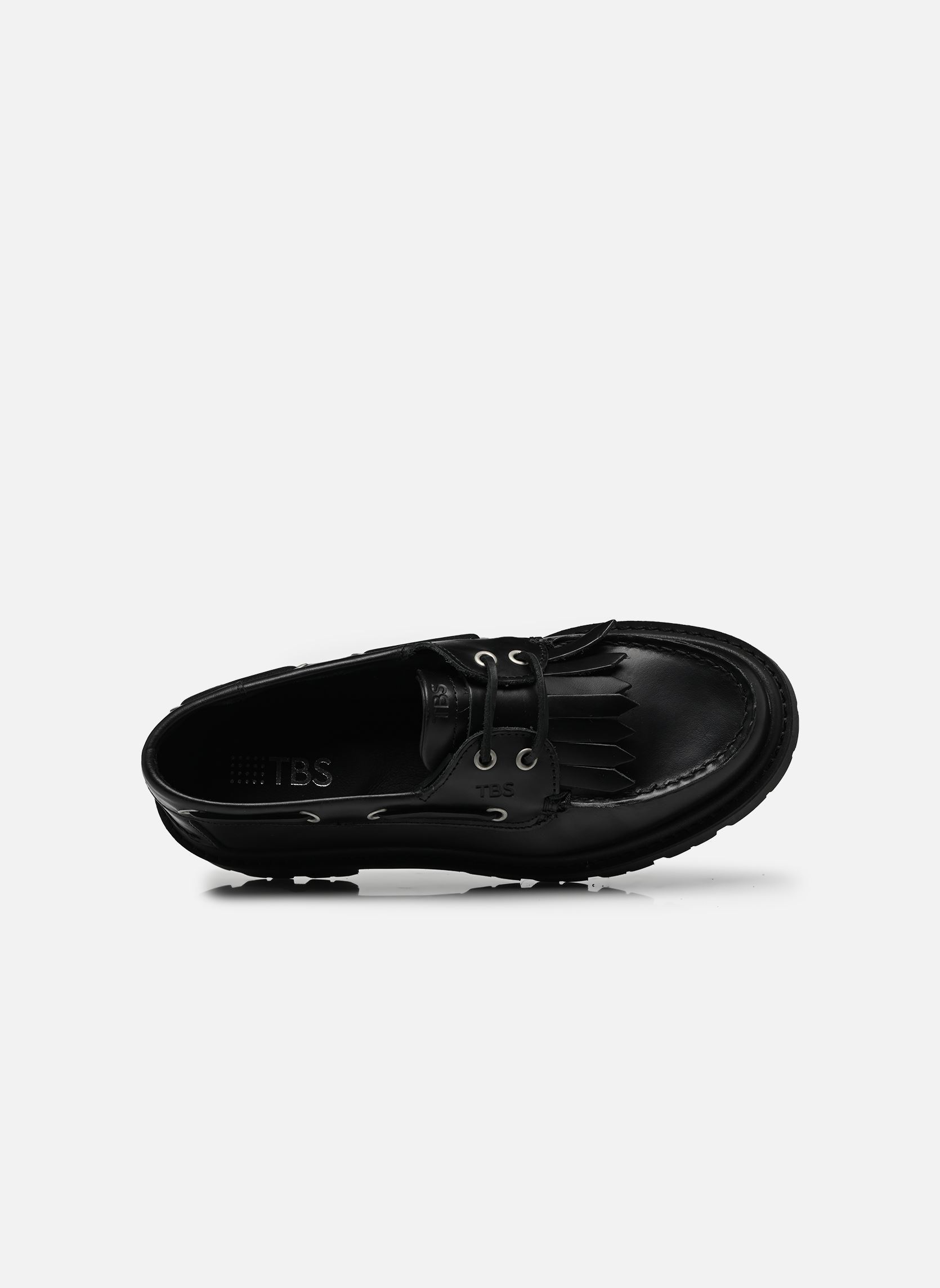 Chaussures bateaux LAZARIE femme noir TBS Chaussures bateaux LAZARIE femme noir NOIR