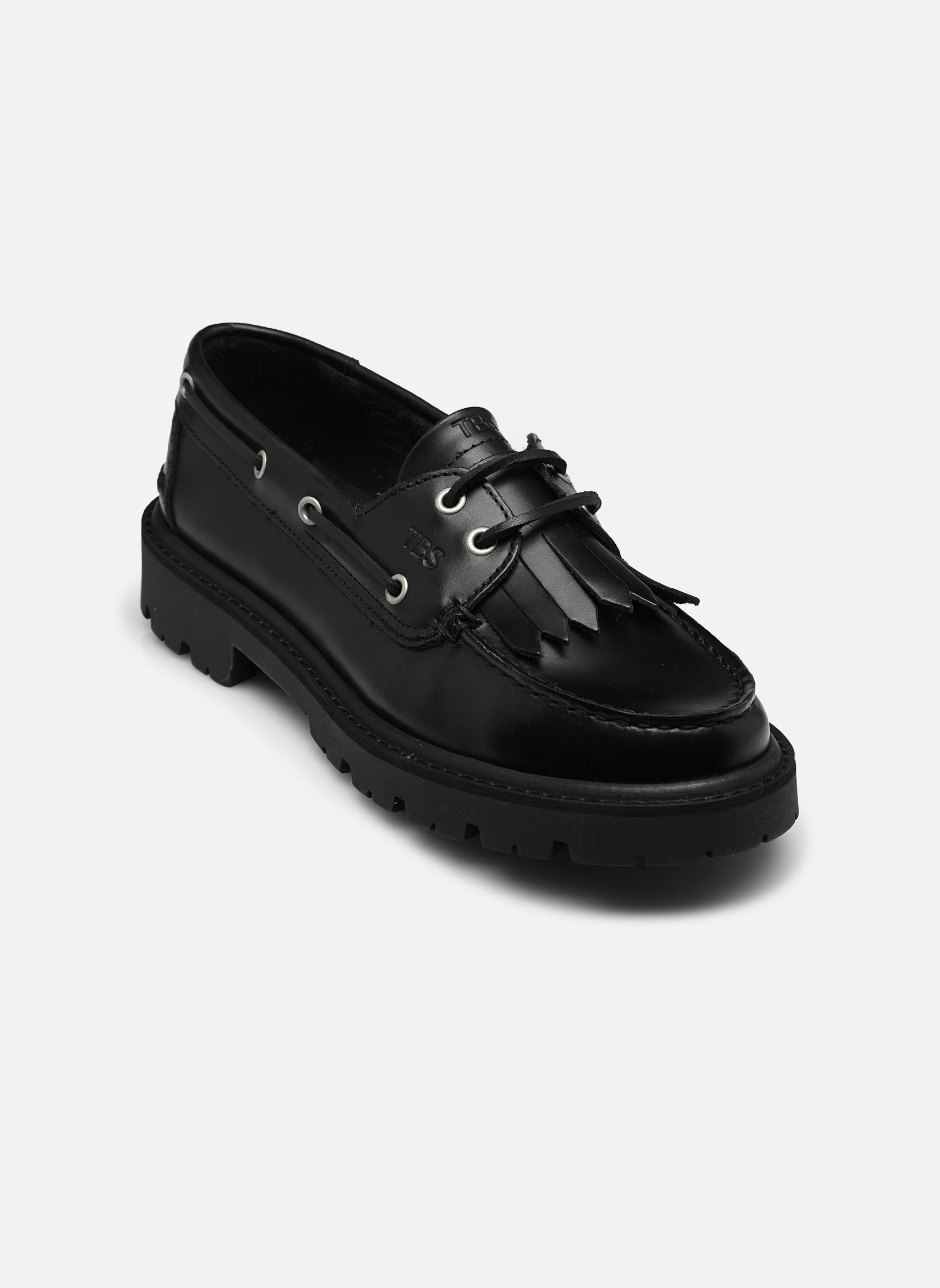 Chaussures bateaux LAZARIE femme noir TBS Chaussures bateaux LAZARIE femme noir NOIR