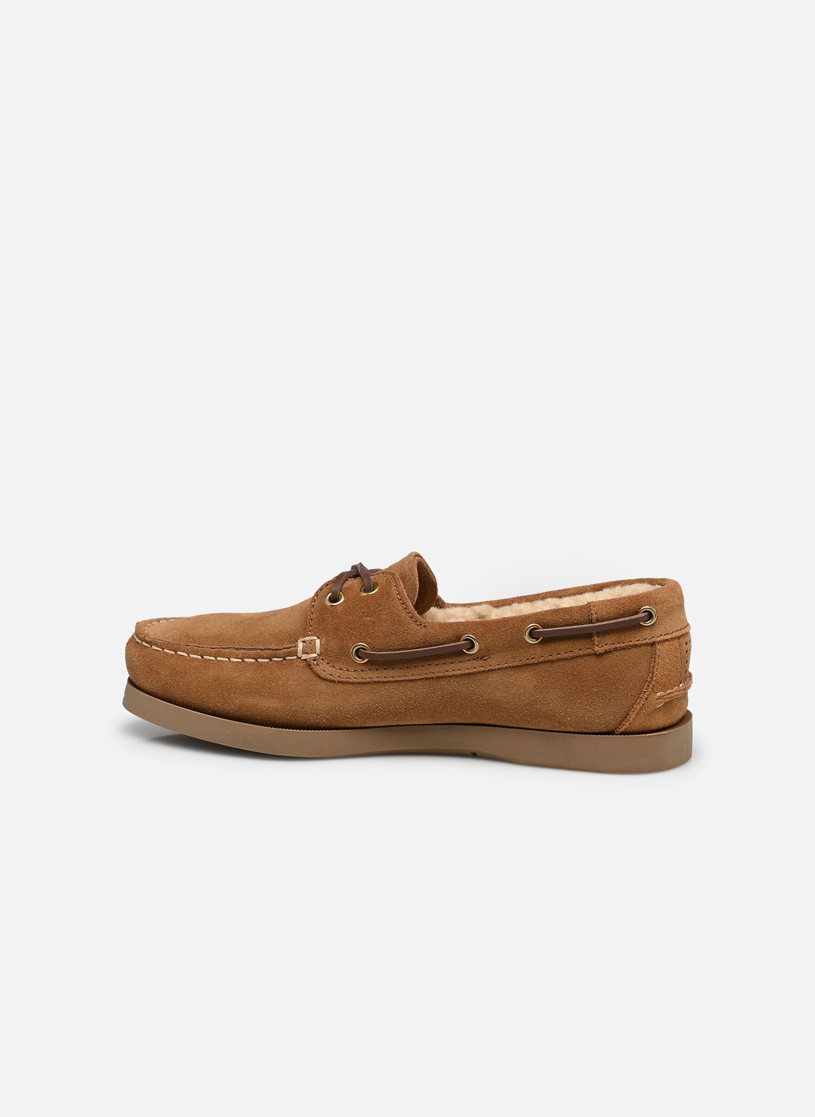 Chaussures bateaux PHERINA femme marron TBS Chaussures bateaux PHERINA femme marron COGNAC + CREME