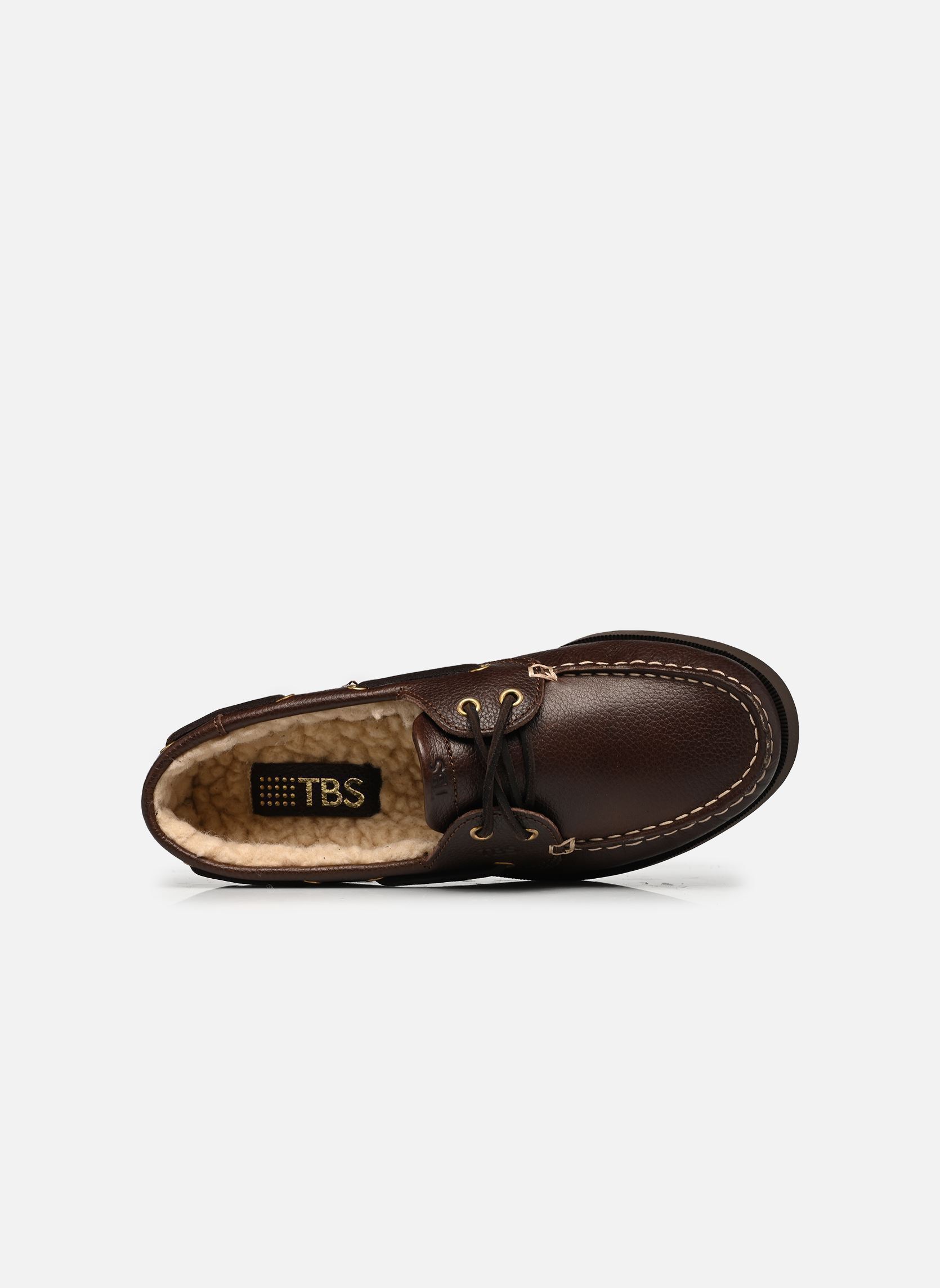 Chaussures bateaux PHERINA femme marron TBS Chaussures bateaux PHERINA femme marron BRUN + CREME