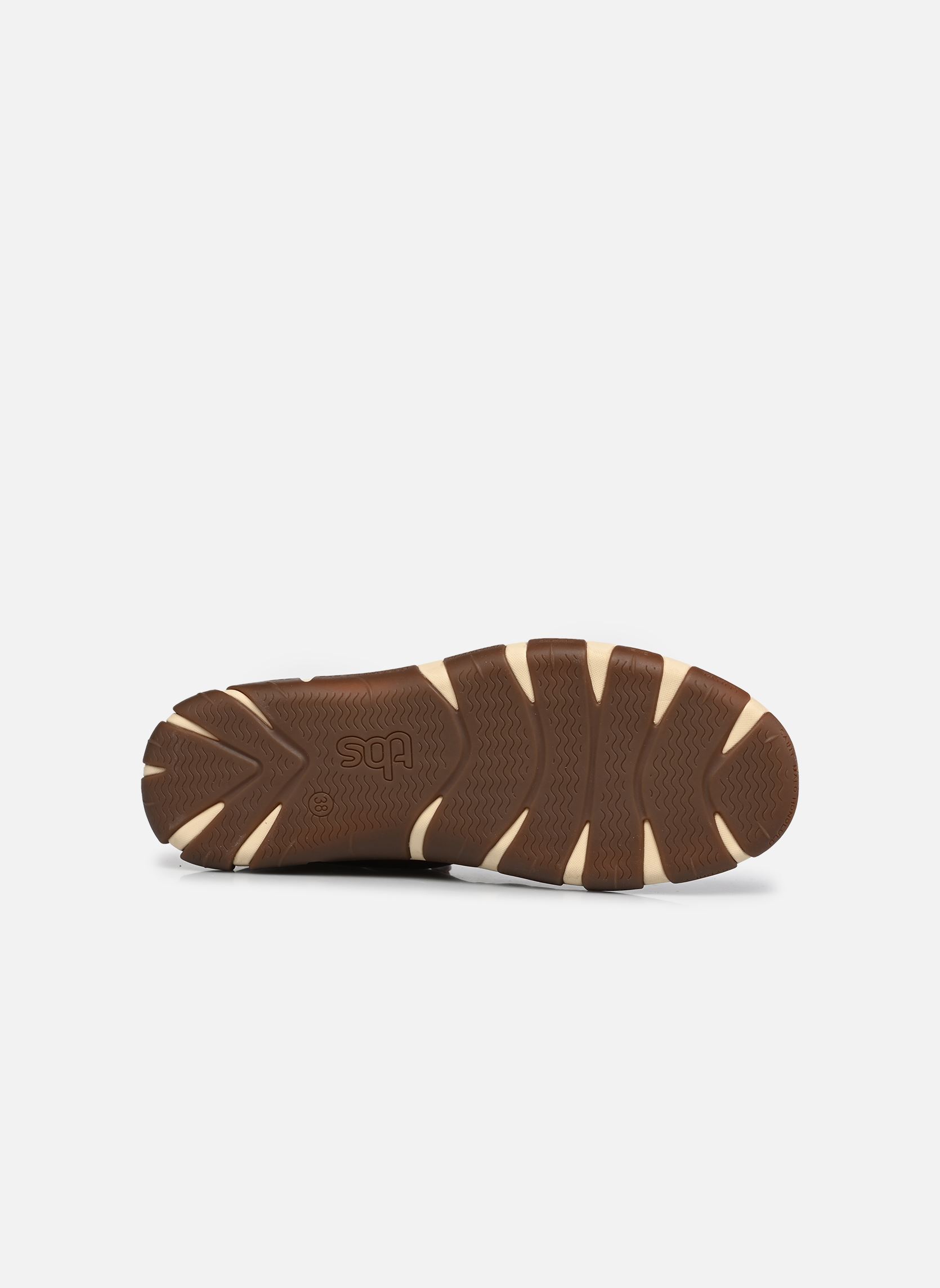 Baskets montantes JESMINI femme marron TBS Baskets montantes JESMINI femme marron PECAN + CHAMPAGNE