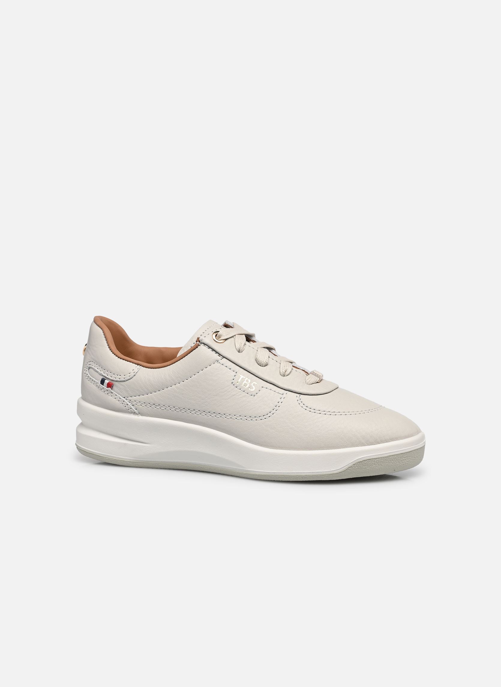 Niedrige Sneaker BRANILY damen weiß TBS Made in France Niedrige Sneaker BRANILY damen weiß BLANC