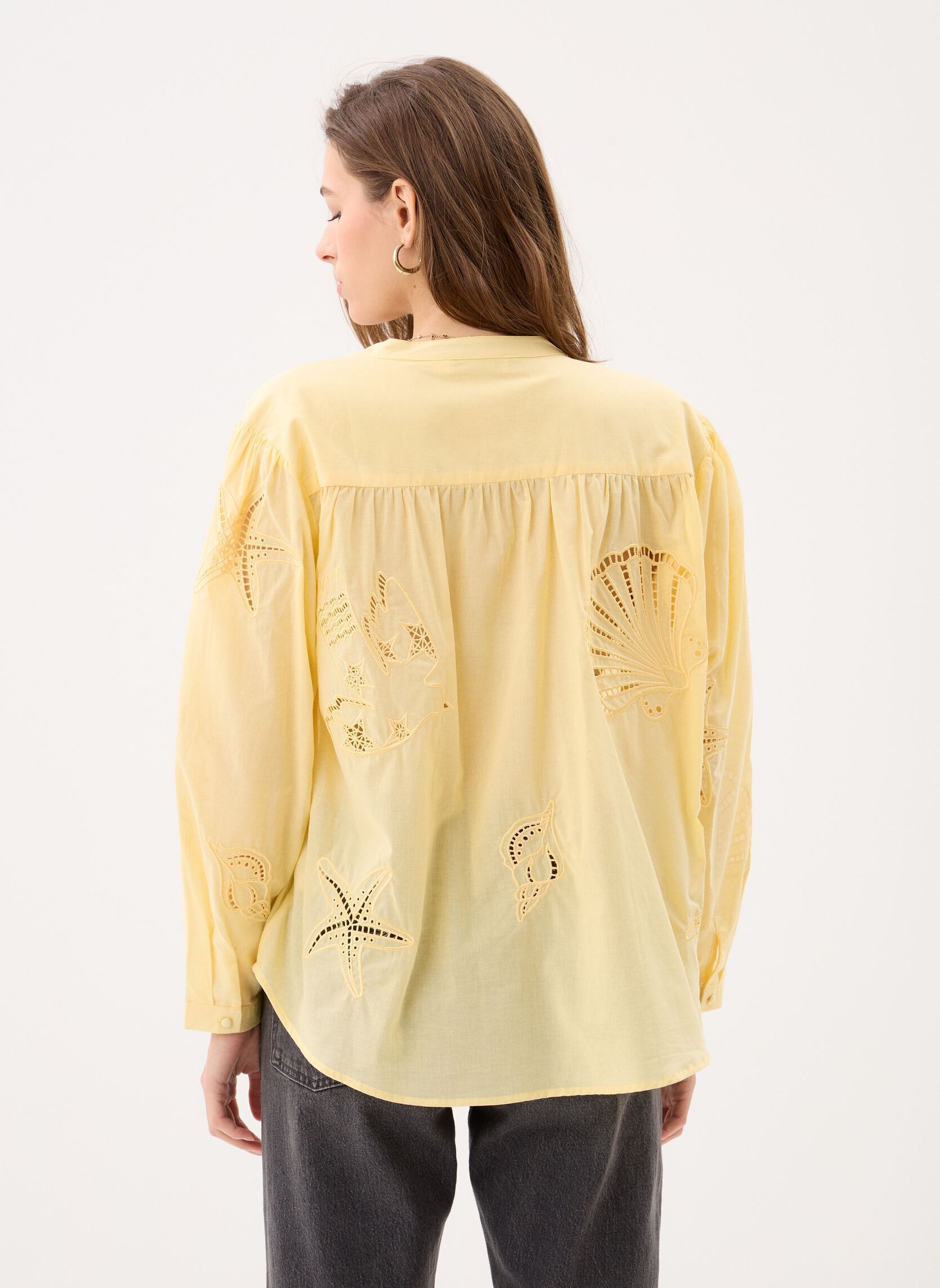 Blouses manches longues Boliane femme jaune La Petite Etoile Blouses manches longues Boliane femme jaune Jaune