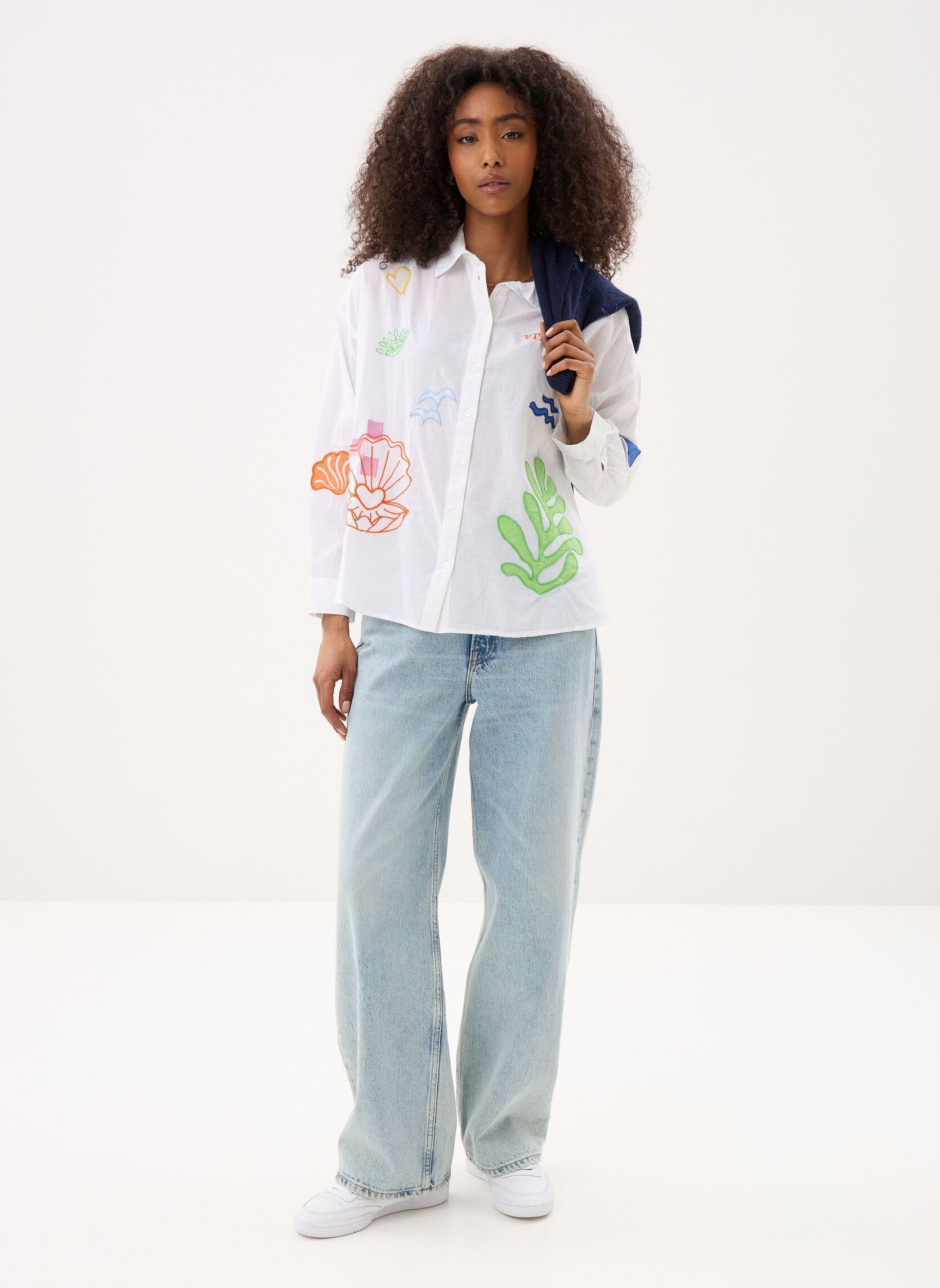 Chemises Chanica femme blanc La Petite Etoile Chemises Chanica femme blanc BLANC