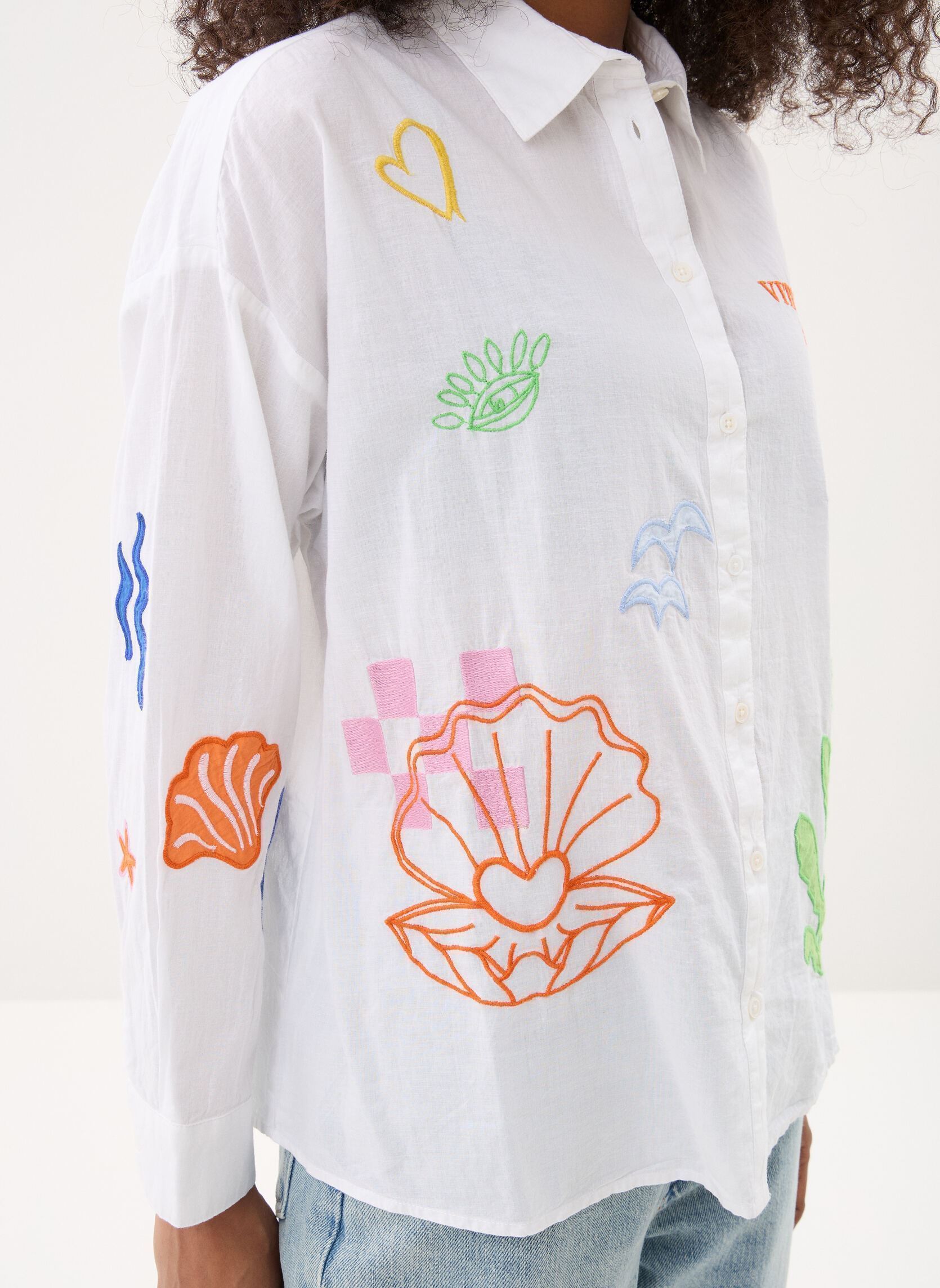 Chemises Chanica femme blanc La Petite Etoile Chemises Chanica femme blanc BLANC