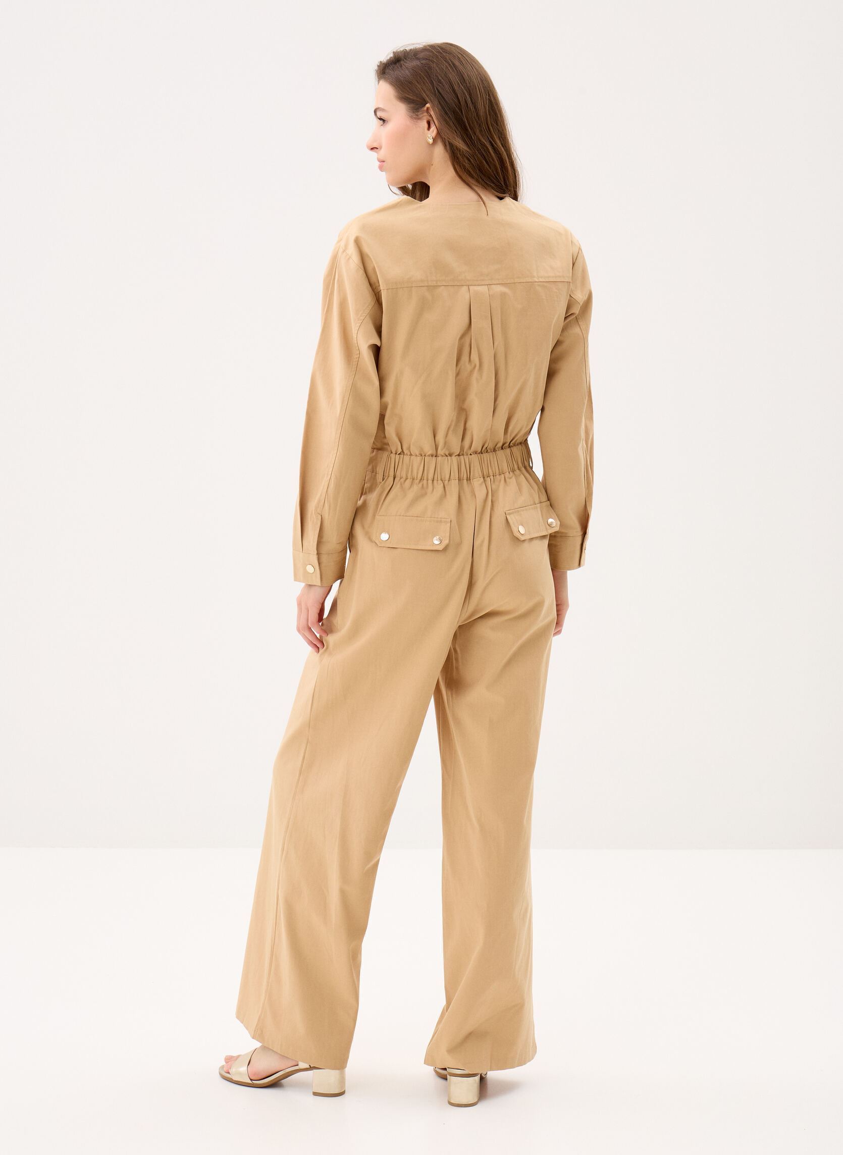 Combinaisons pantalon Laura femme marron La Petite Etoile Combinaisons pantalon Laura femme marron CAMEL
