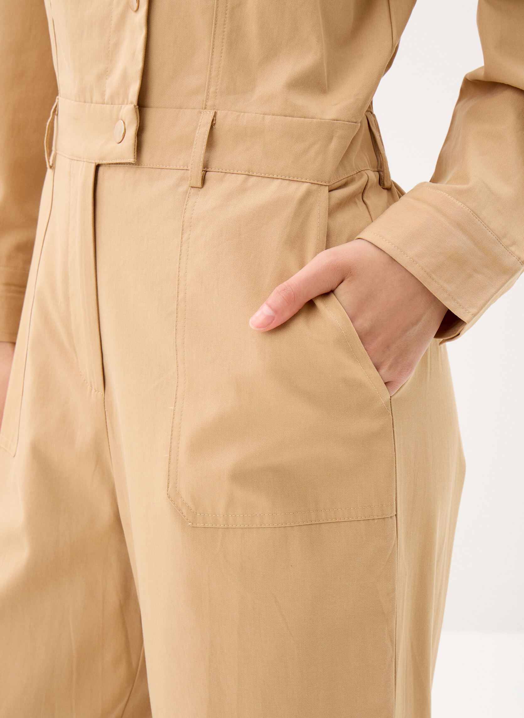 Combinaisons pantalon Laura femme marron La Petite Etoile Combinaisons pantalon Laura femme marron CAMEL